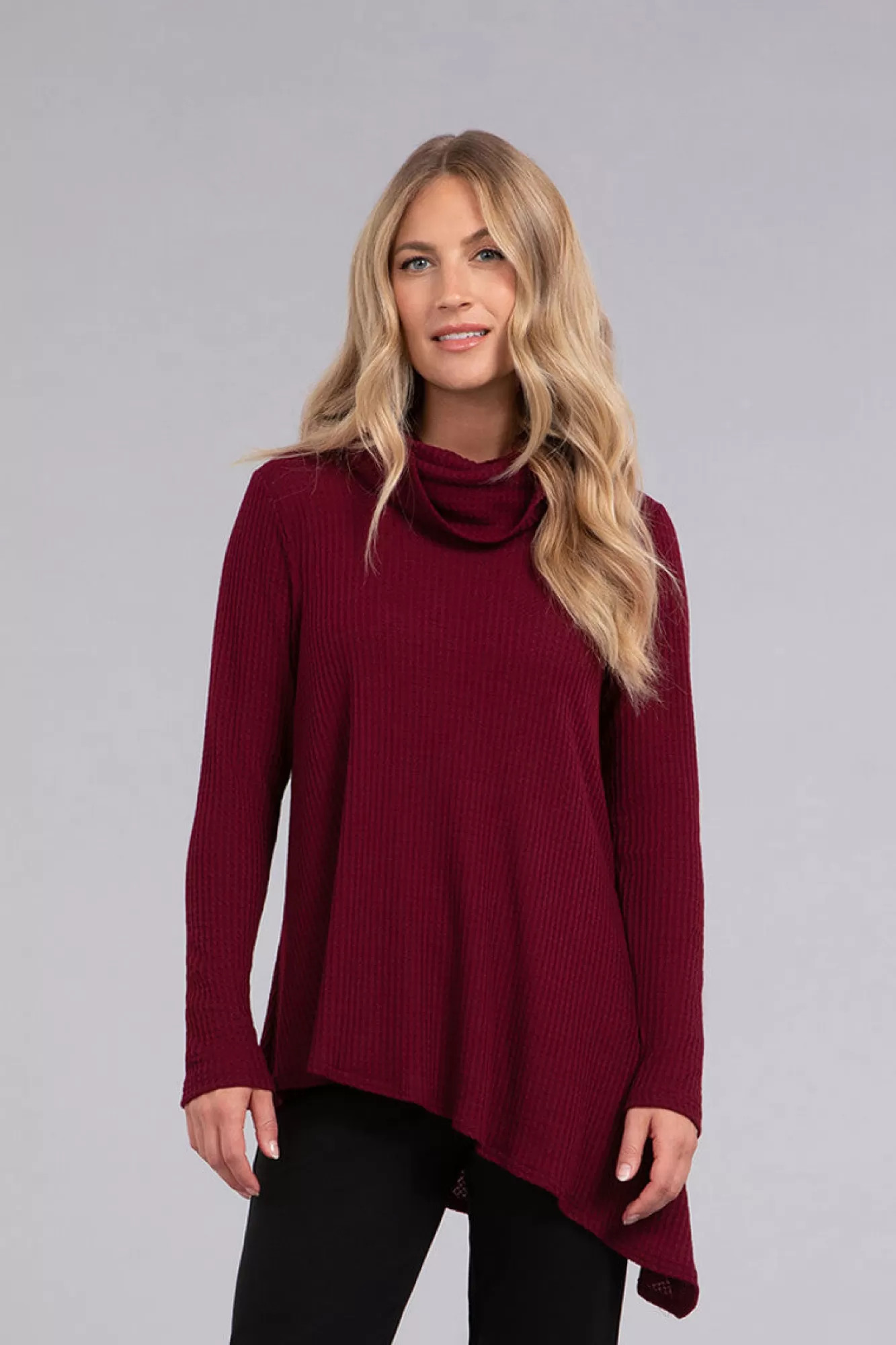 Cheap Sympli Angle Cowl Neck Waffle Sweater