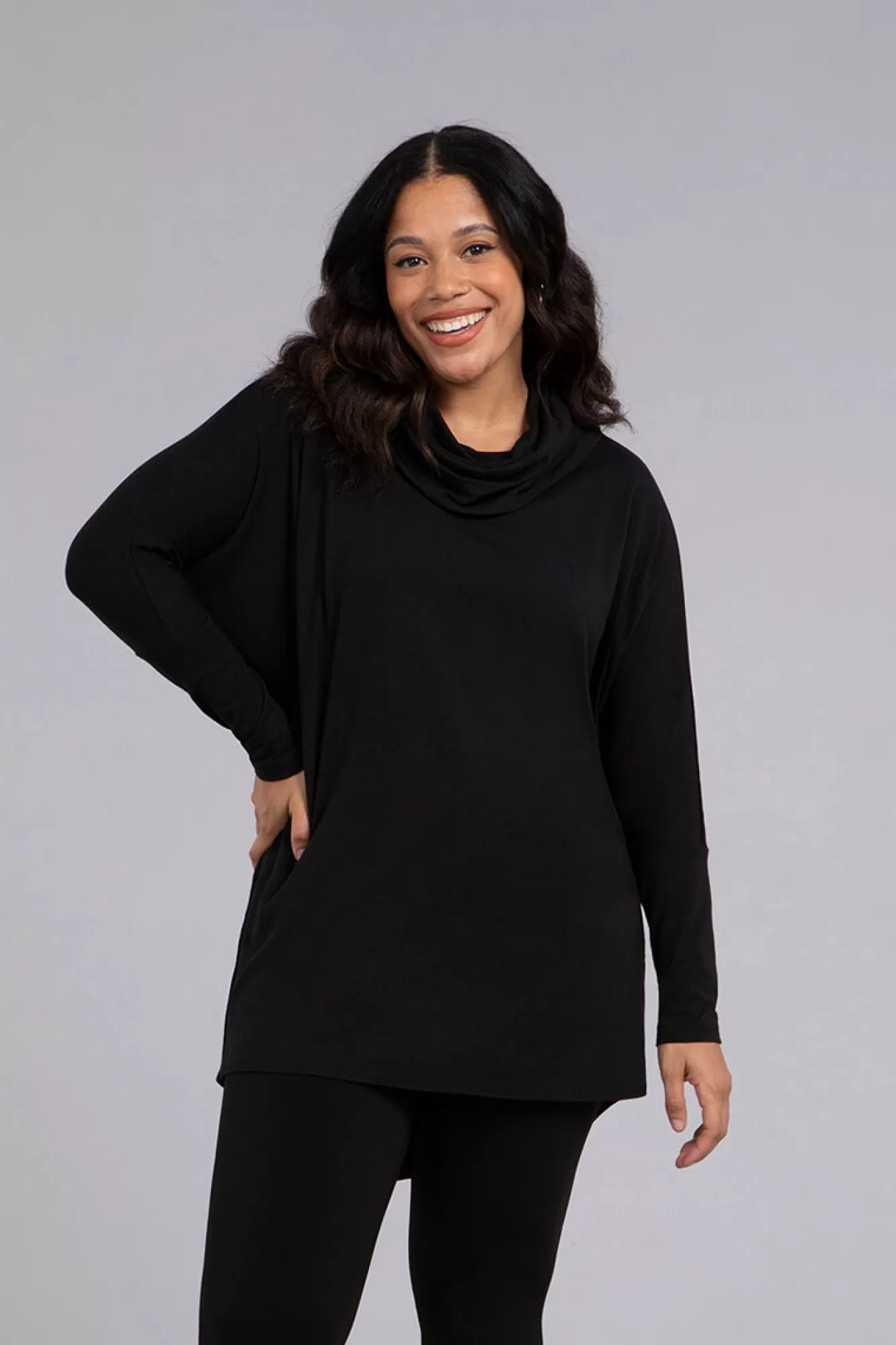 Best Sale Sympli Bamboo Cotton Nu Cinch Cowl Tunic