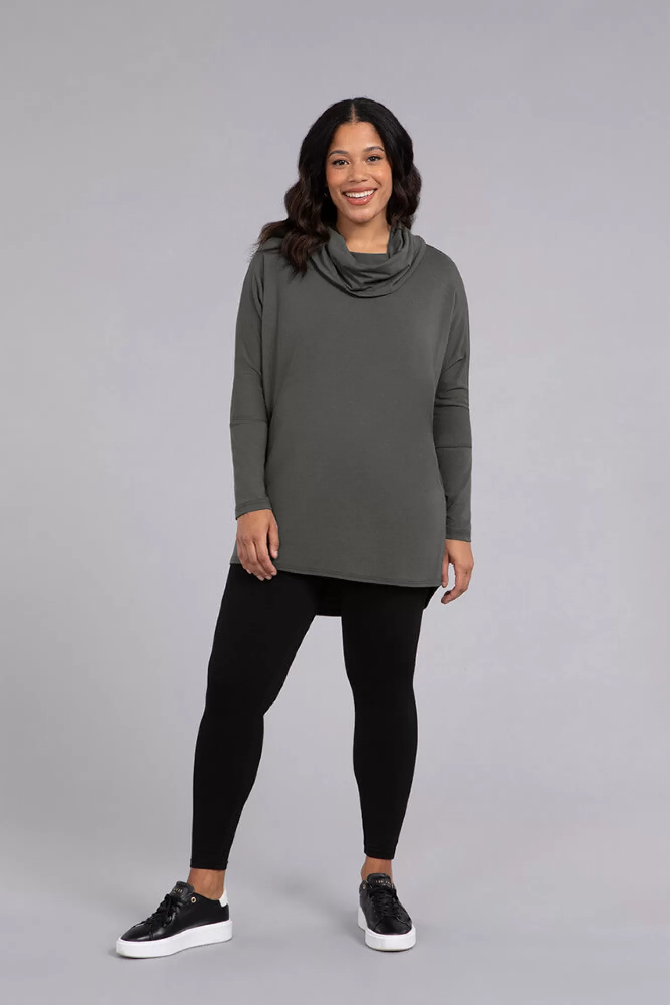 Flash Sale Sympli Bamboo Cotton Nu Cinch Cowl Tunic