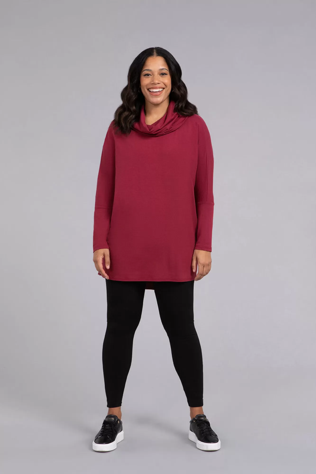 Shop Sympli Bamboo Cotton Nu Cinch Cowl Tunic