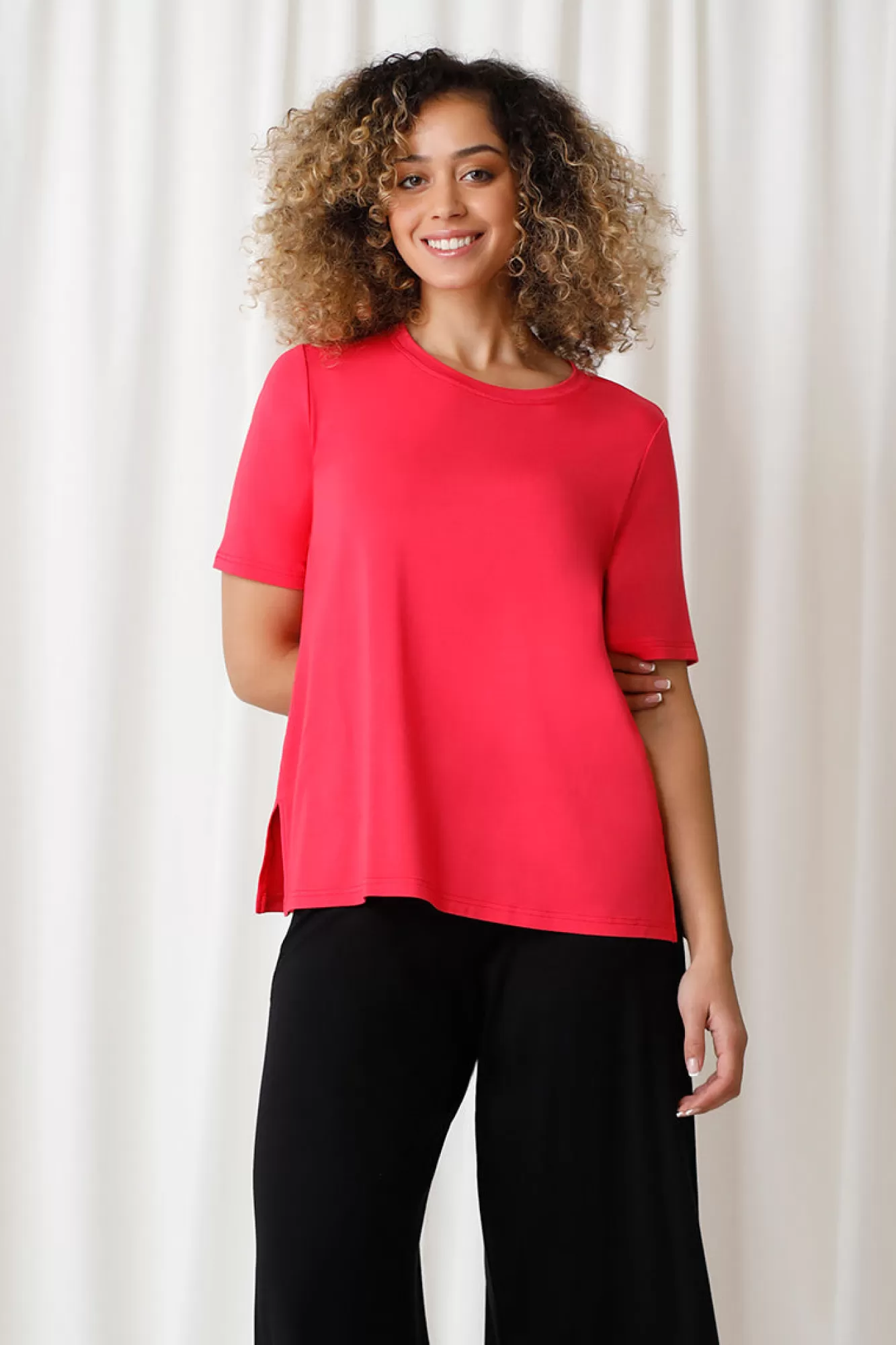 Flash Sale Sympli Bamboo Crew Neck T-Shirt