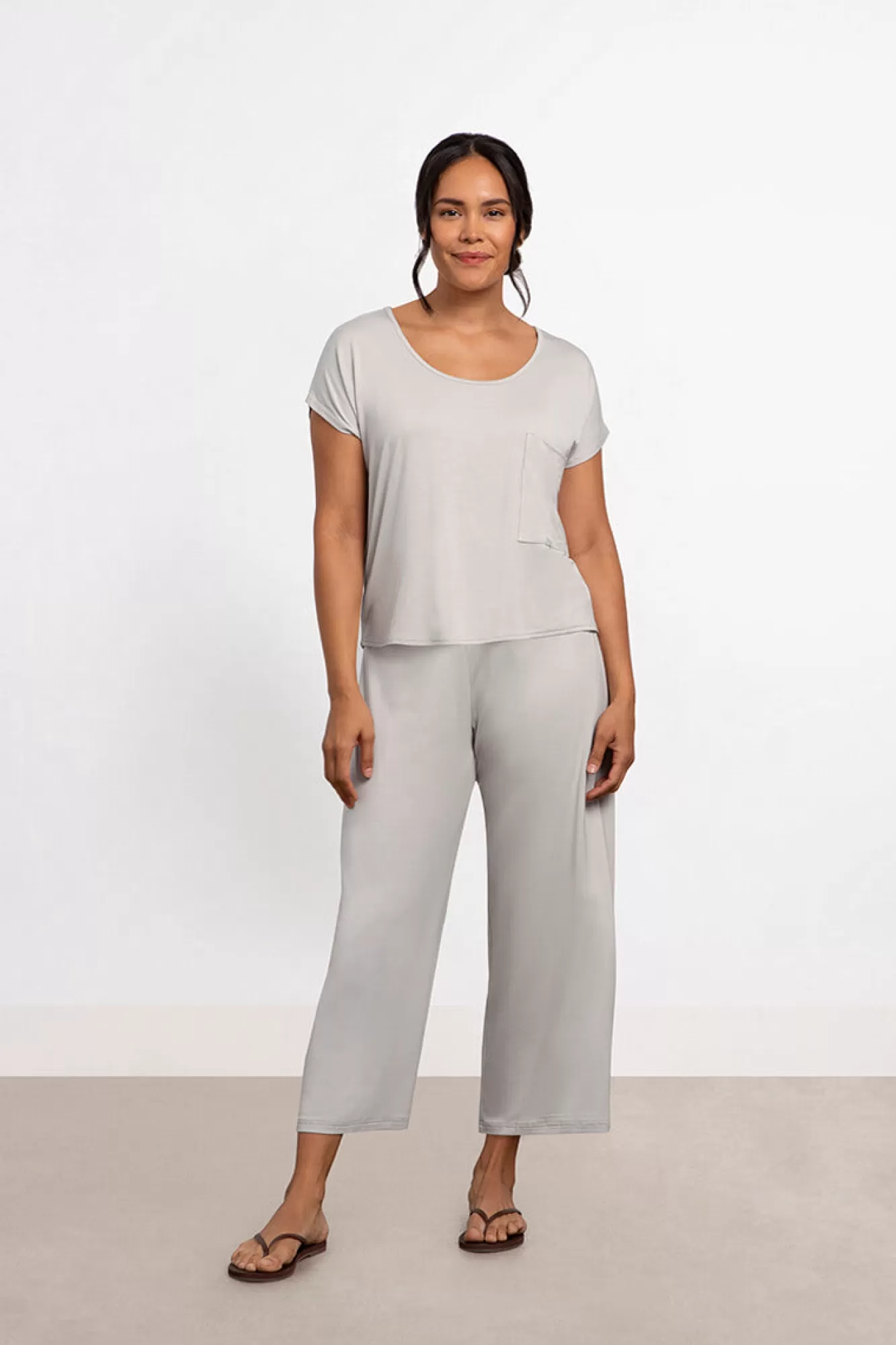 Clearance Sympli Bamboo Dolman Pocket Top