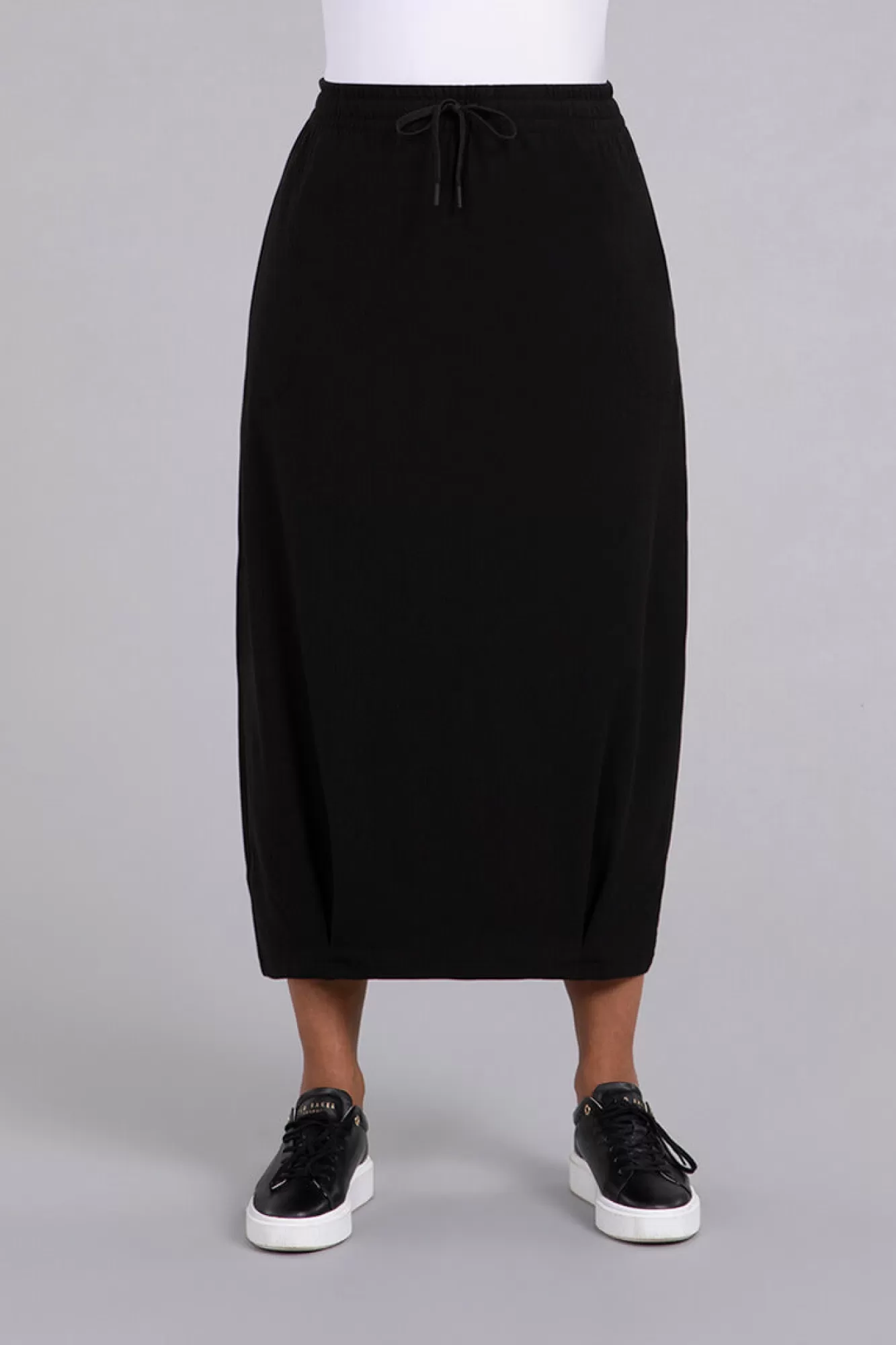 Store Sympli Bamboo Fleece Pleat Hem Skirt