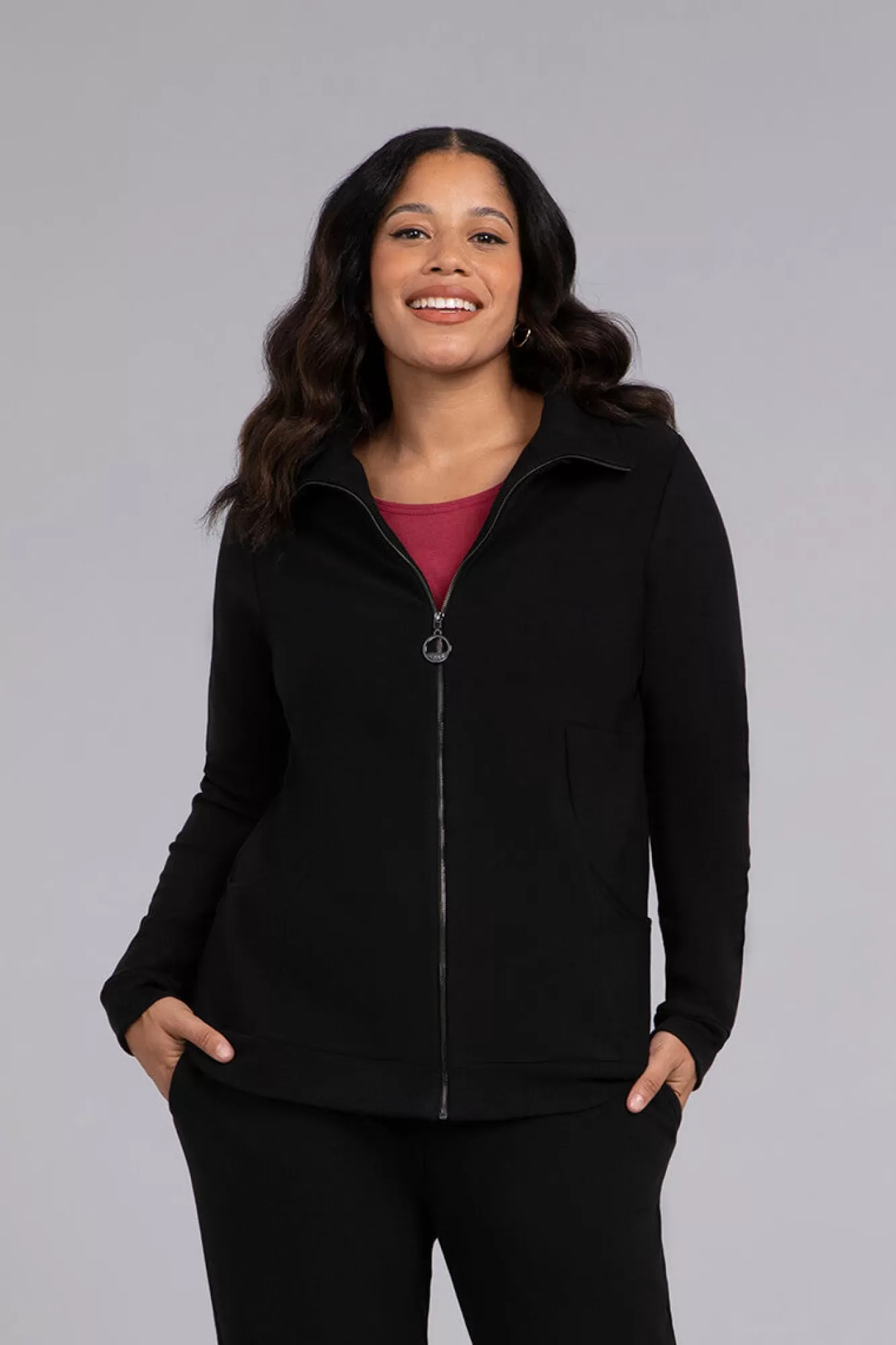 New Sympli Bamboo Fleece Zip Jacket