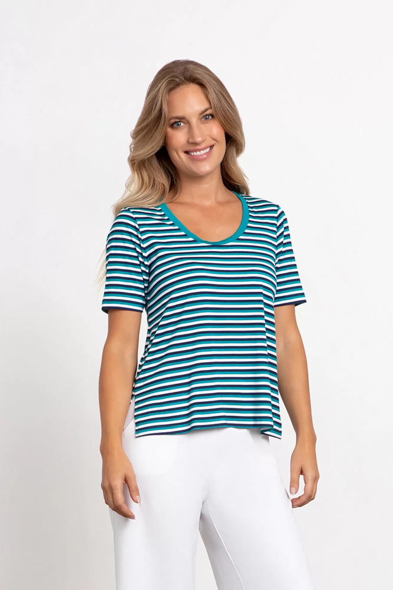 Clearance Sympli Bamboo Scoop Neck T