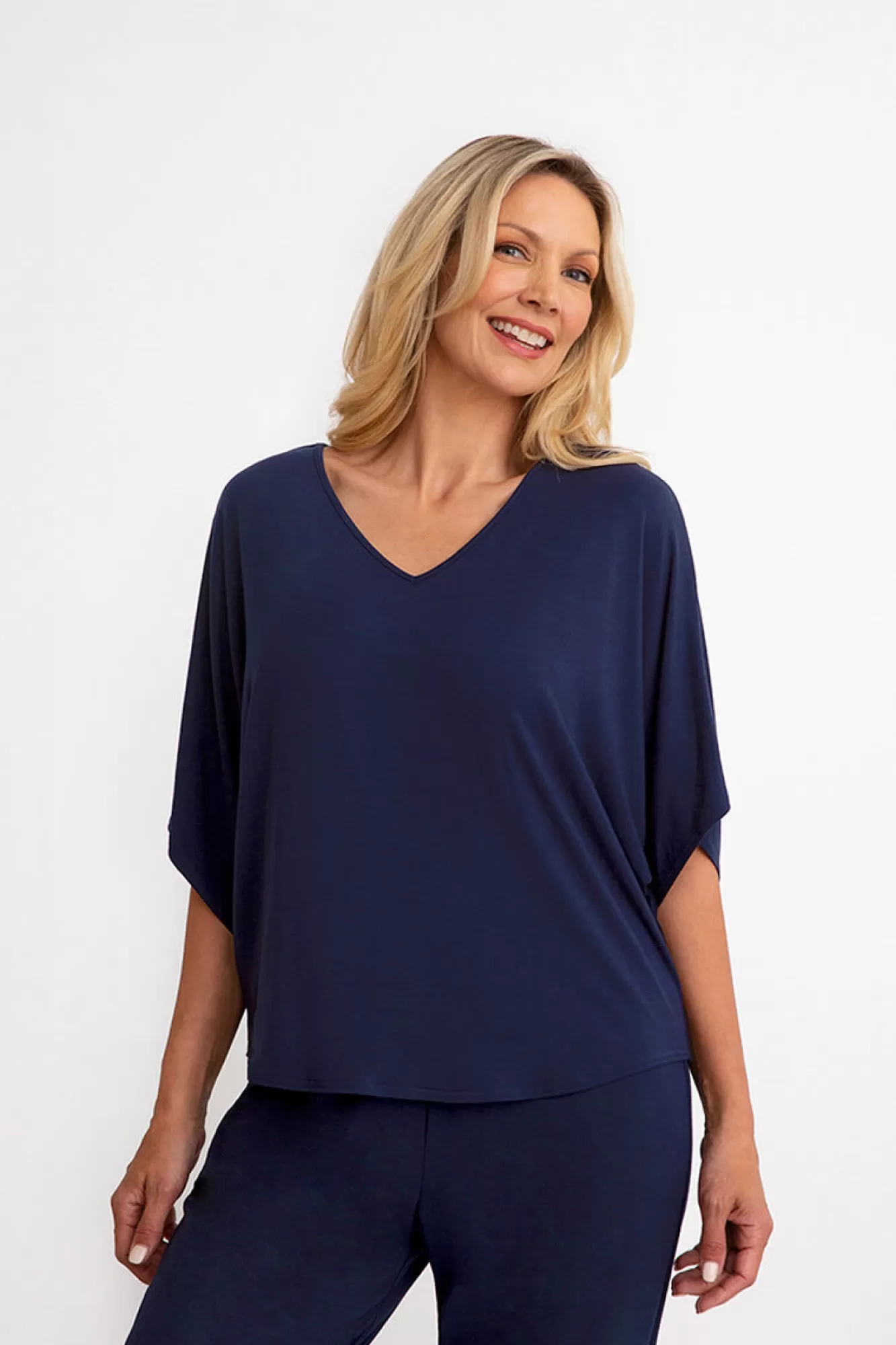 Flash Sale Sympli Bamboo V-Neck Dolman Top