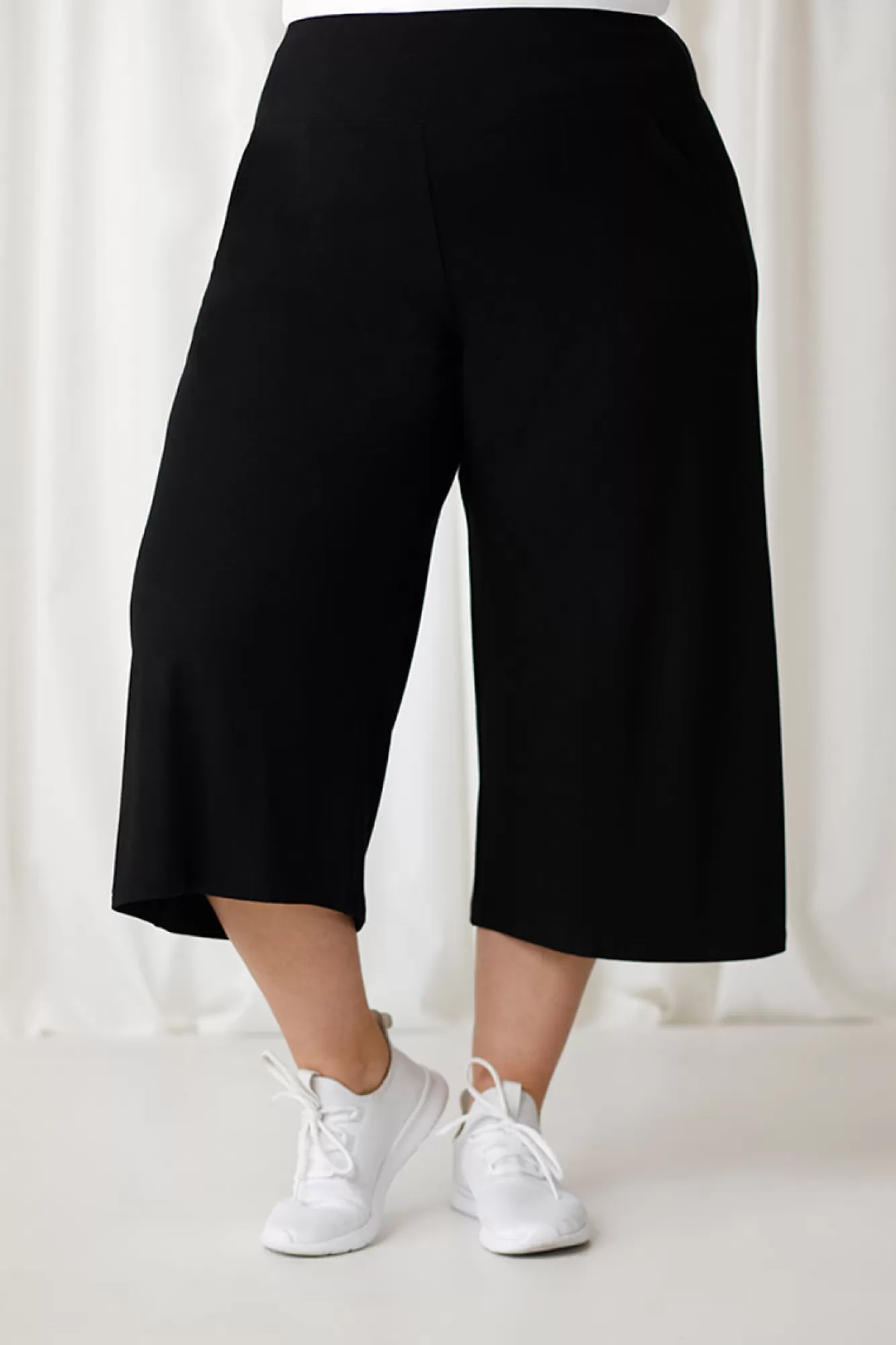 Online Sympli Bamboo Wide Leg Crop Pant Plus