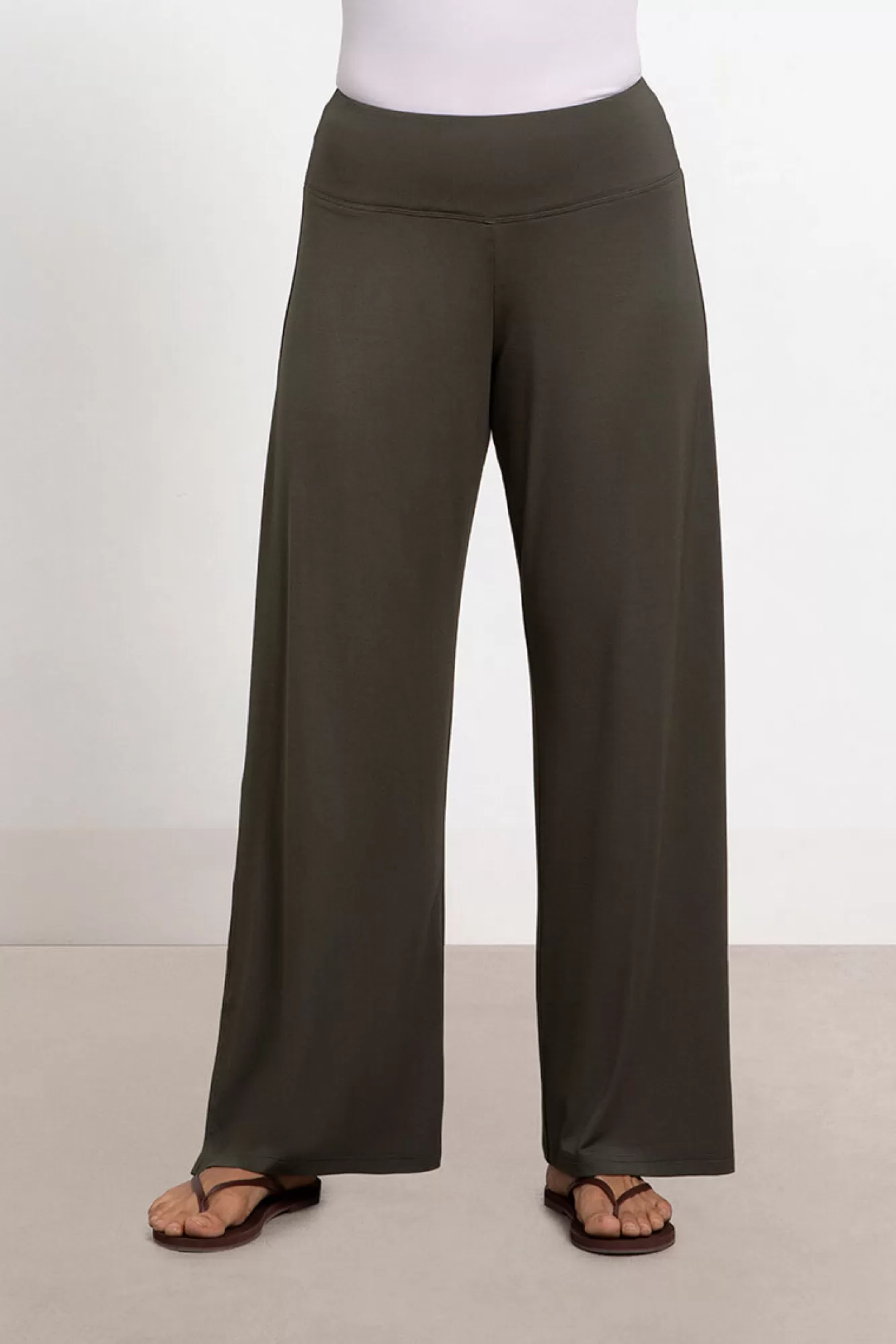 Flash Sale Sympli Bamboo Wide Leg Slit Pant