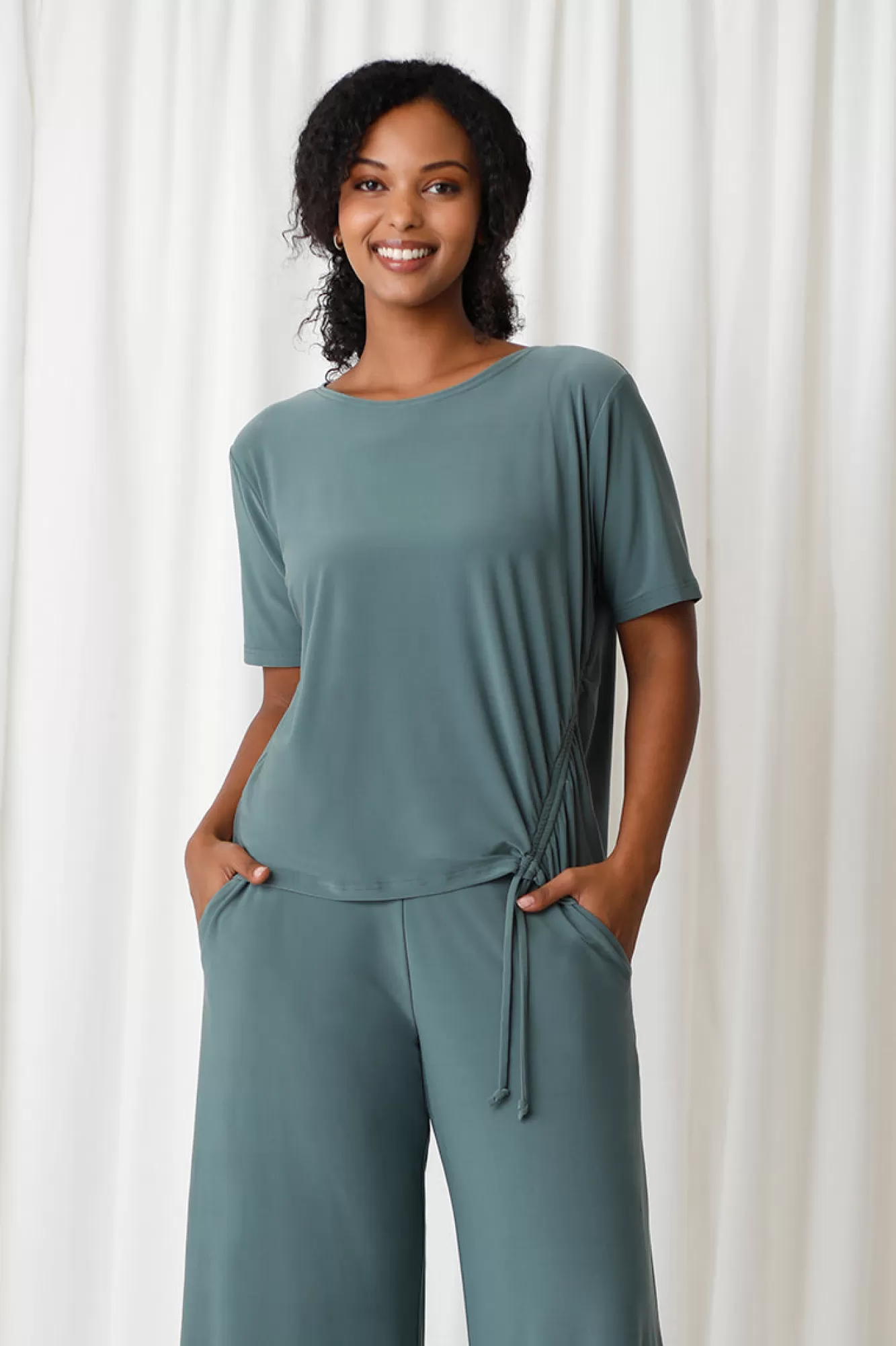 Clearance Sympli Boxy Tie Top