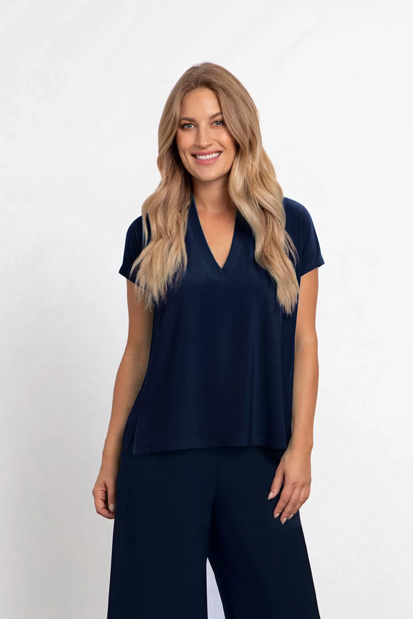 Cheap Sympli Deep V Top Short Sleeve