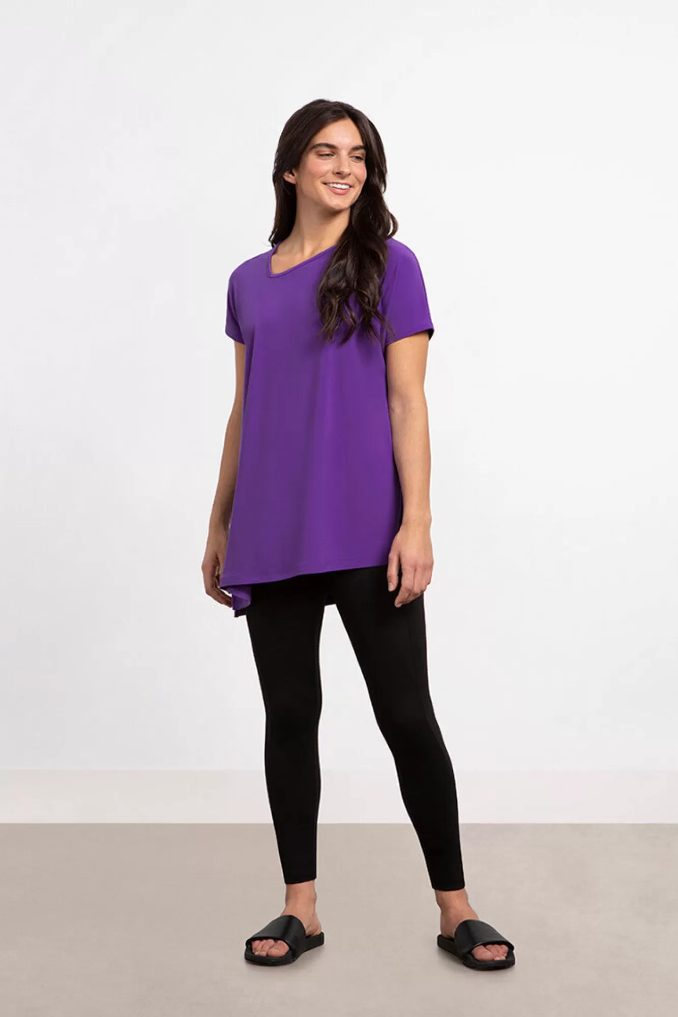 Fashion Sympli Dolman Angle Tunic