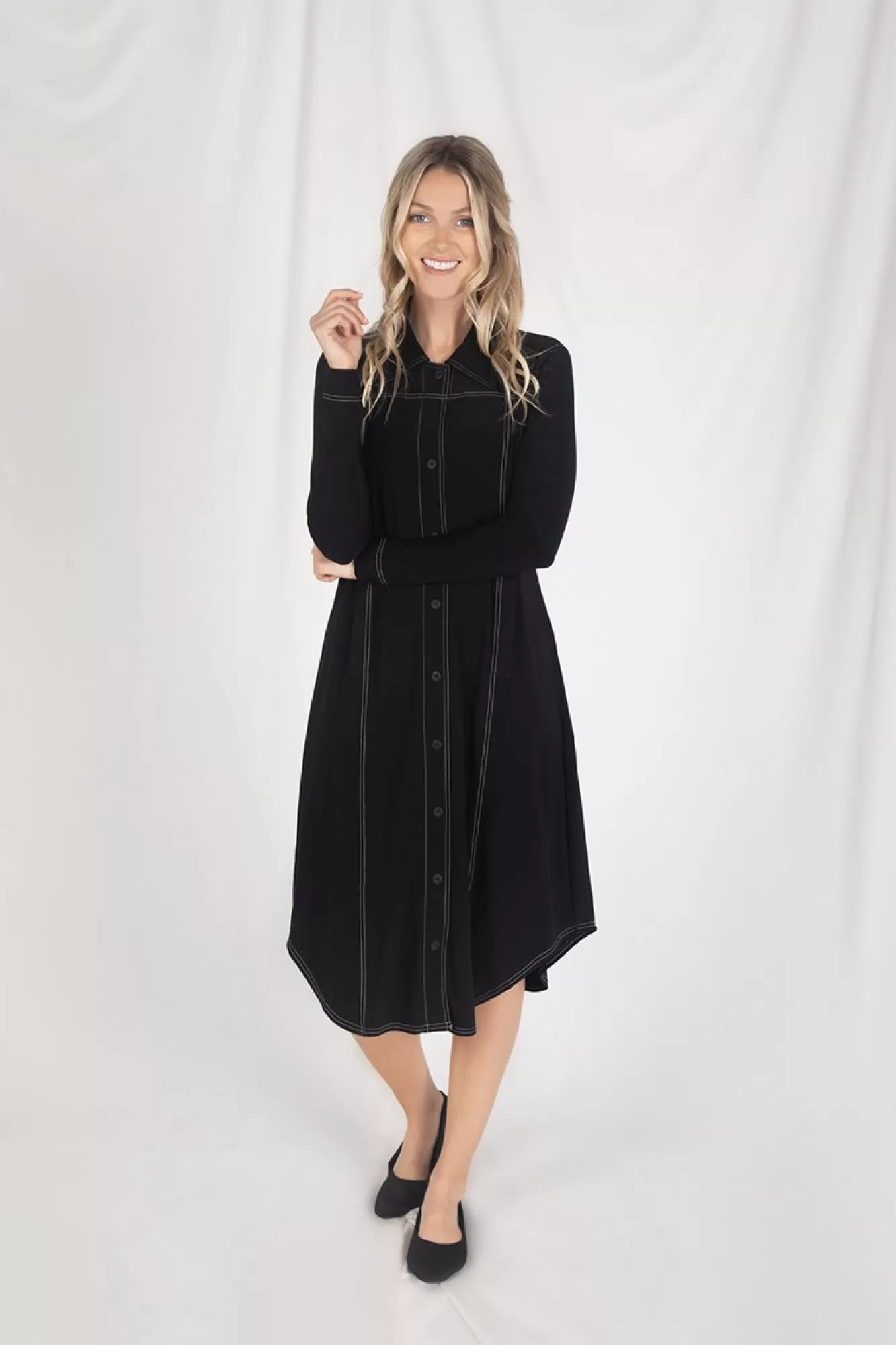 Best Sympli Echo Stitch Shirt Dress