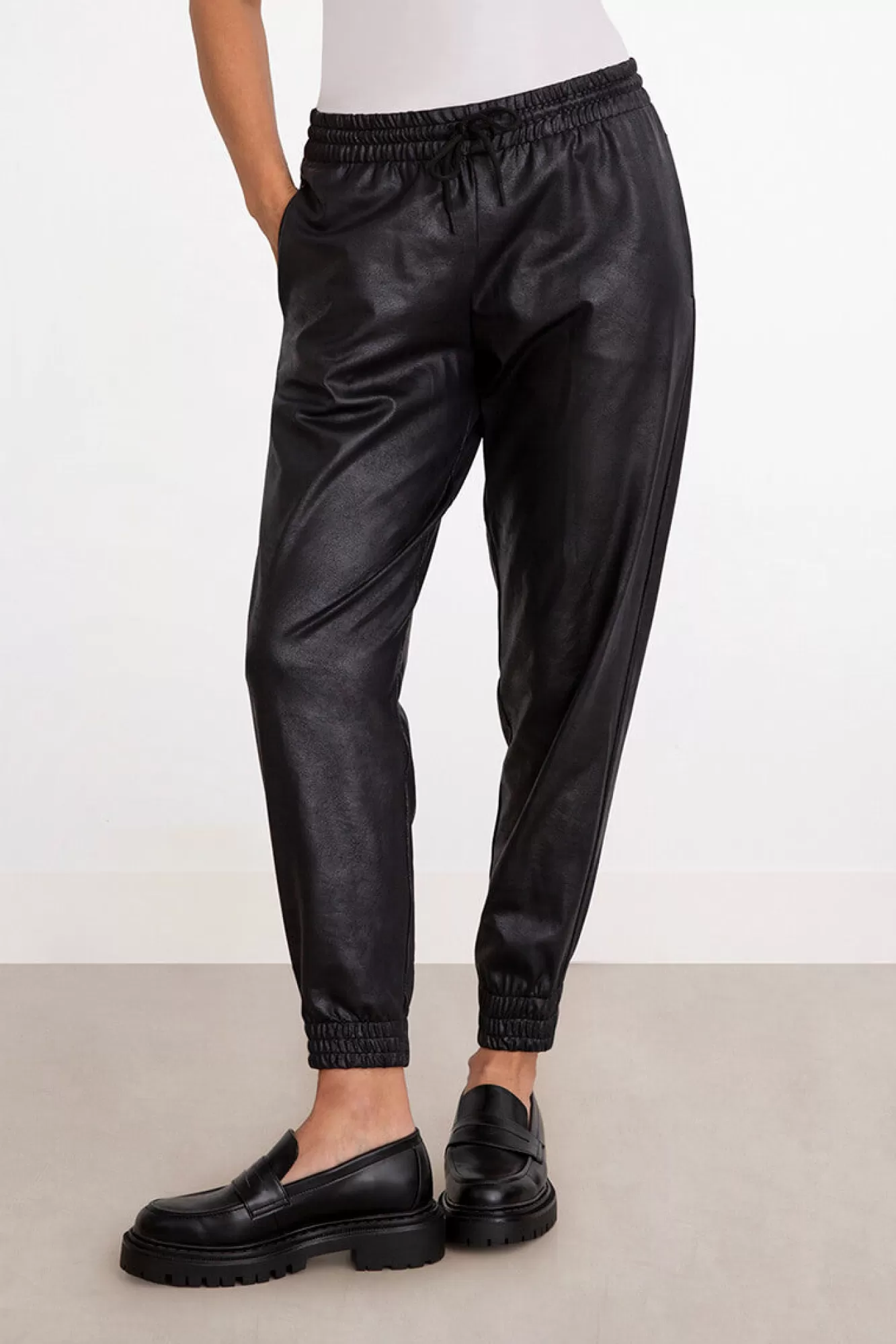 Online Sympli Faux Leather Jogger