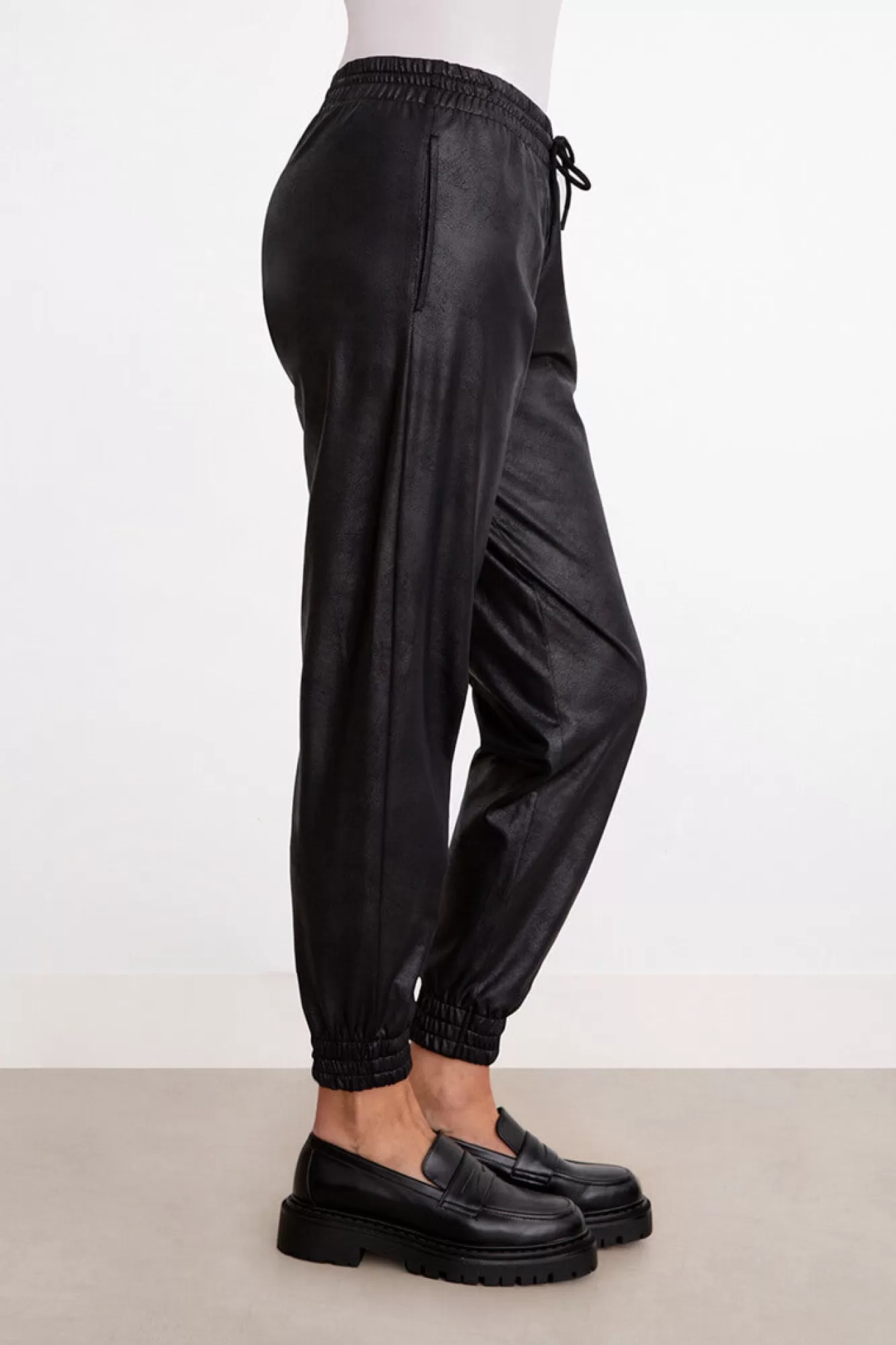 Online Sympli Faux Leather Jogger