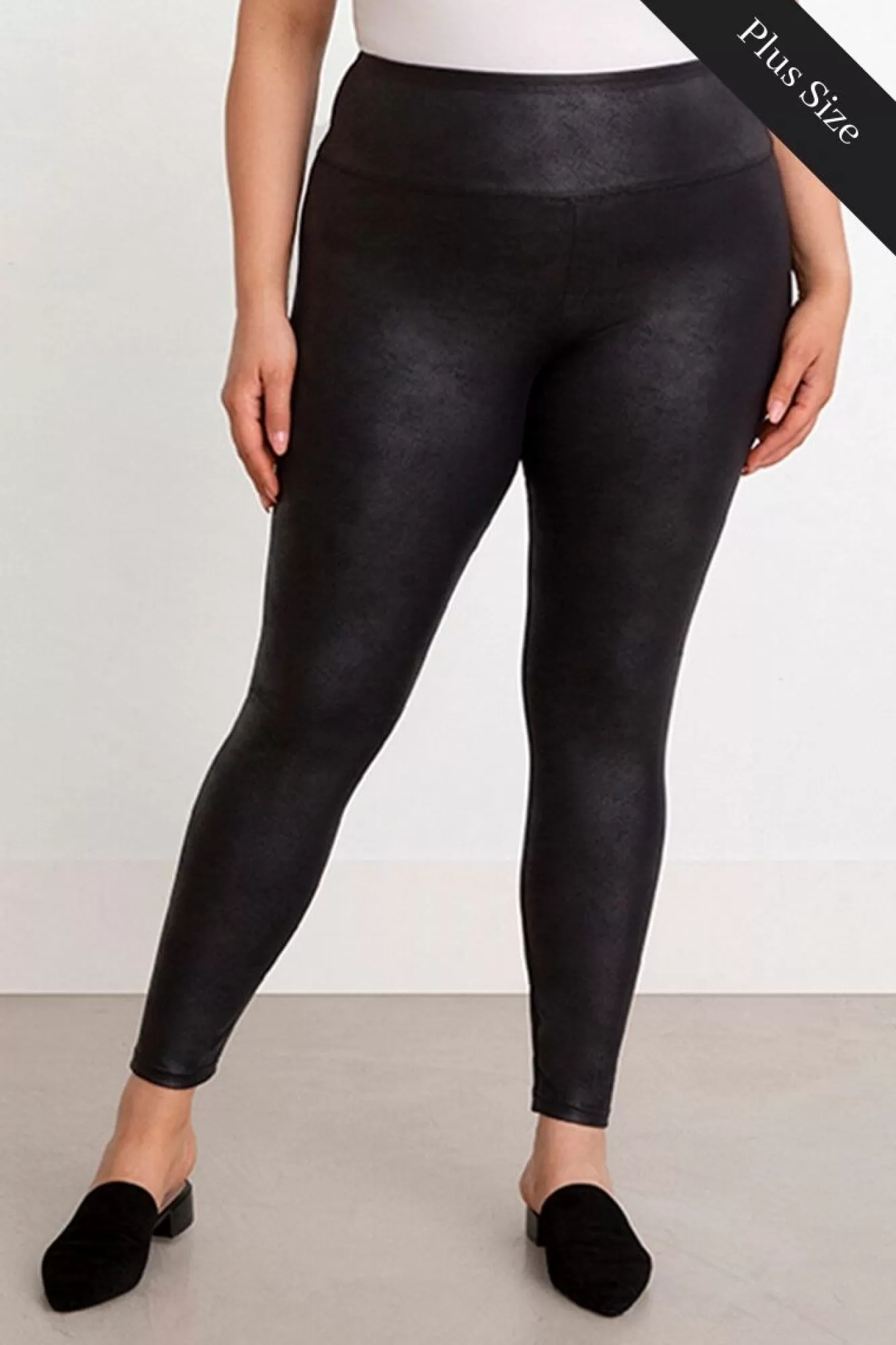 New Sympli Faux Leather Legging Plus