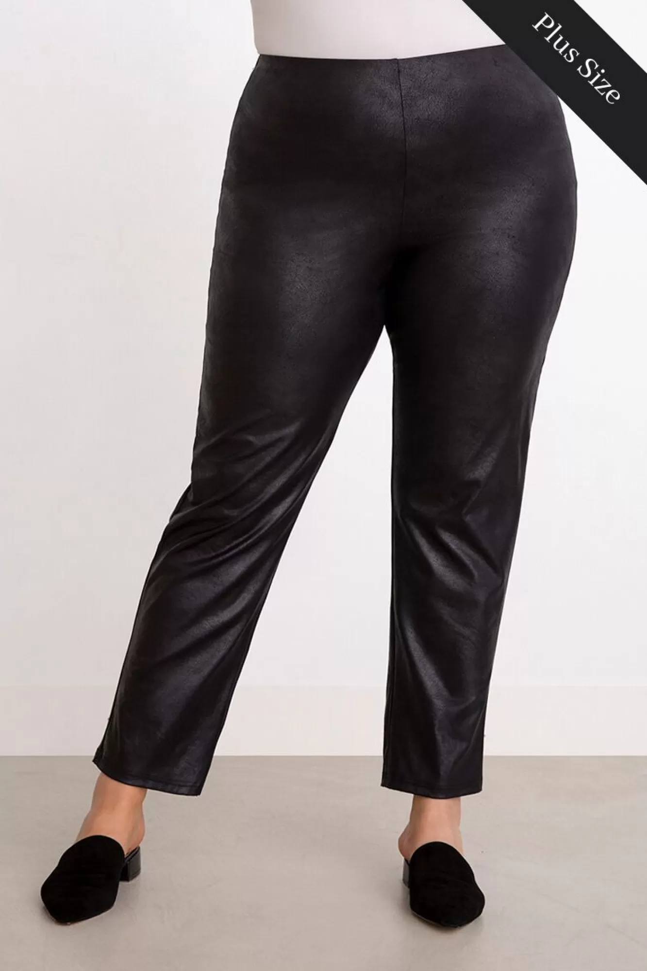 Sale Sympli Faux Leather Narrow Pant Midi Plus