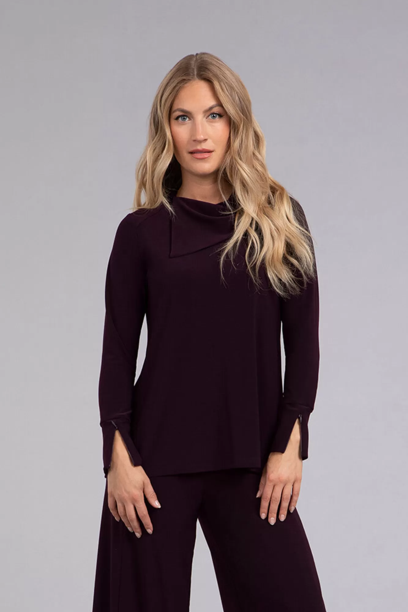 Best Sympli Foldover Neck Top