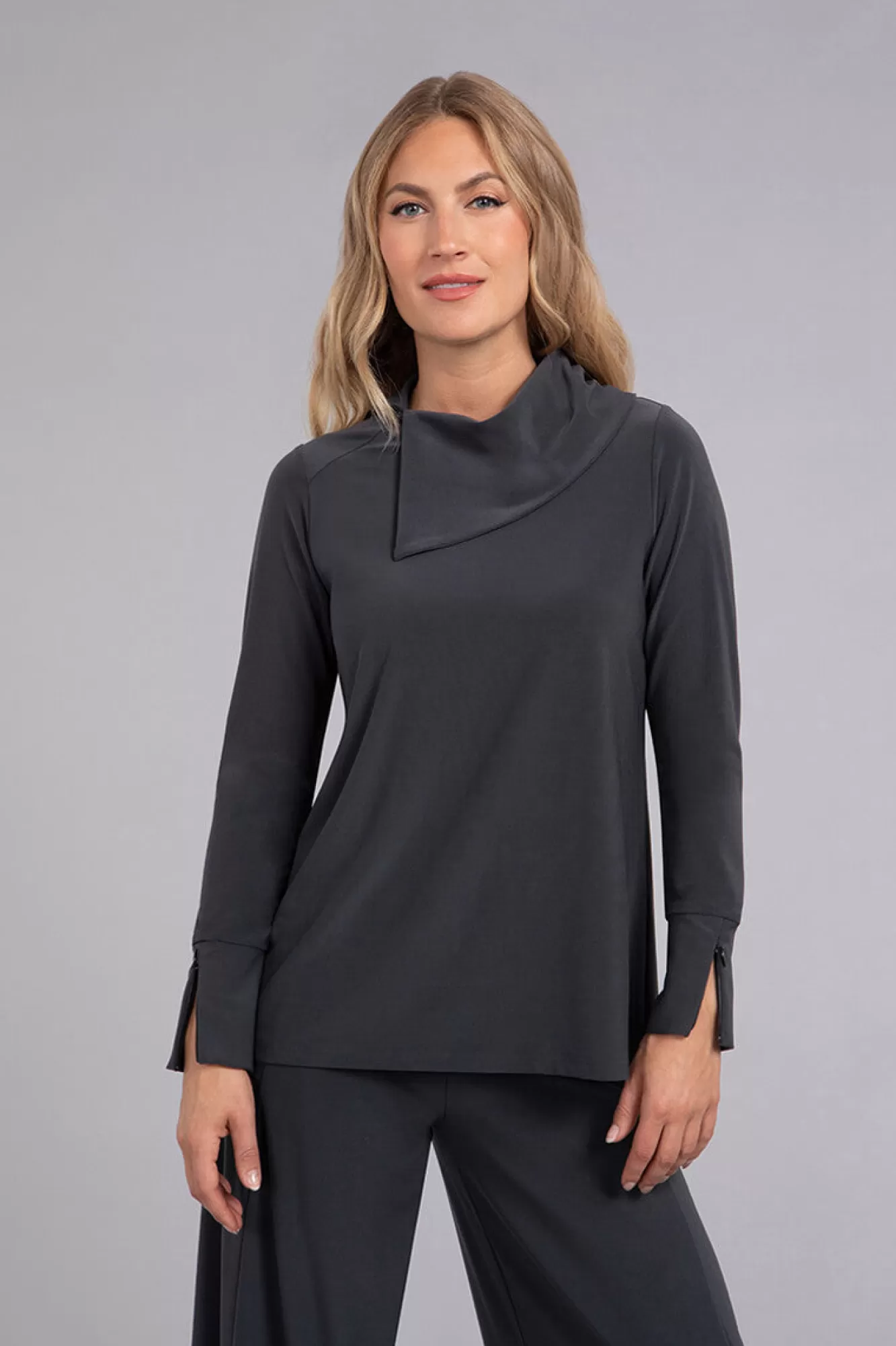 Shop Sympli Foldover Neck Top