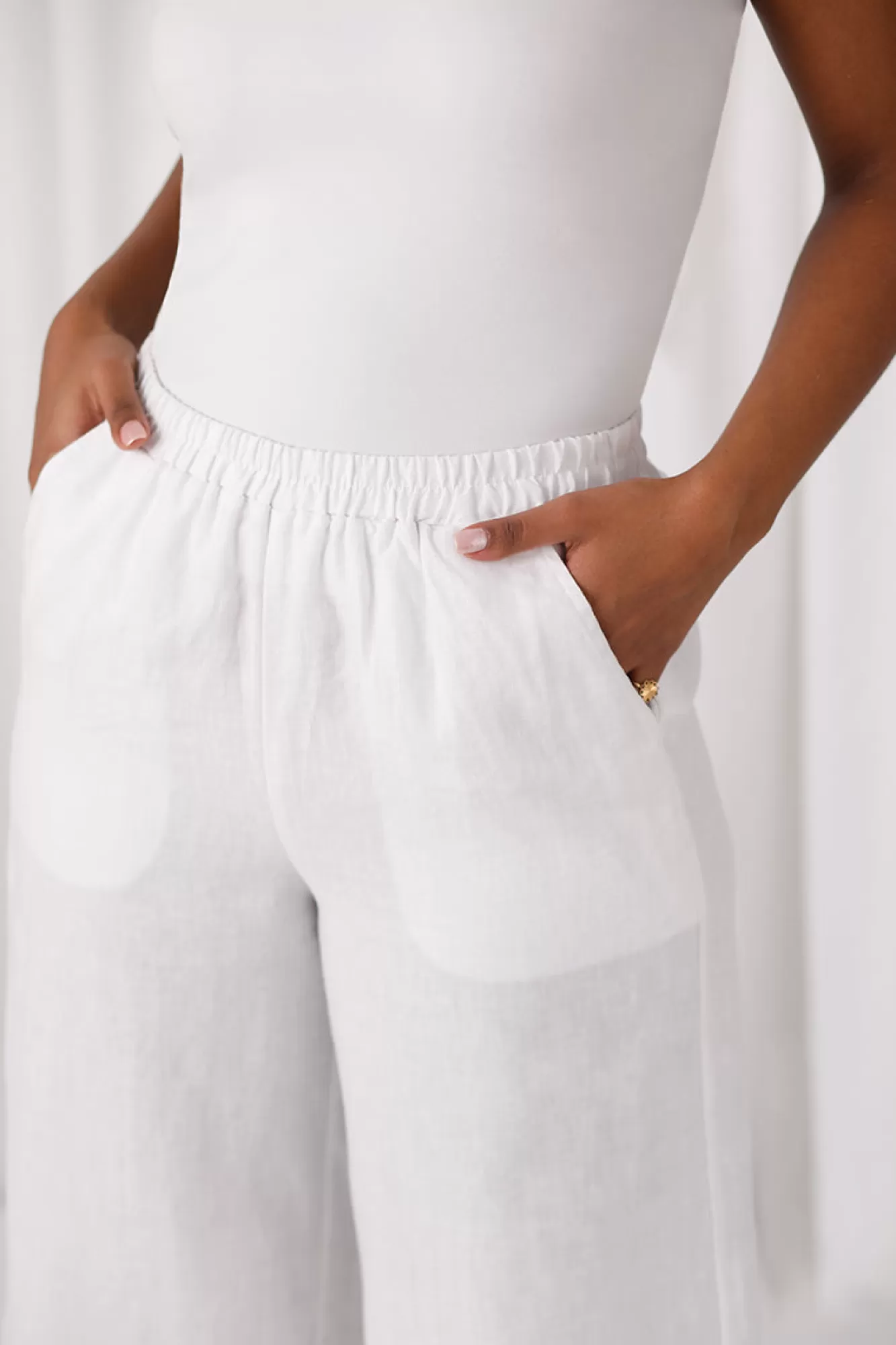 Best Sympli Linen Wide Leg Crop