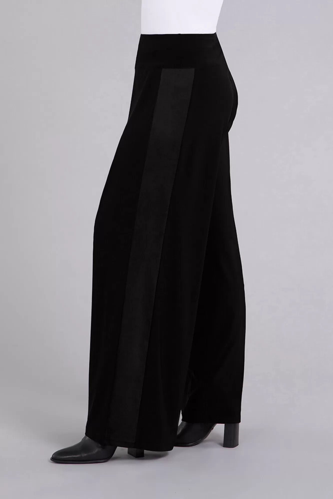 Discount Sympli Mix Wide Leg Trouser With Faux Suede