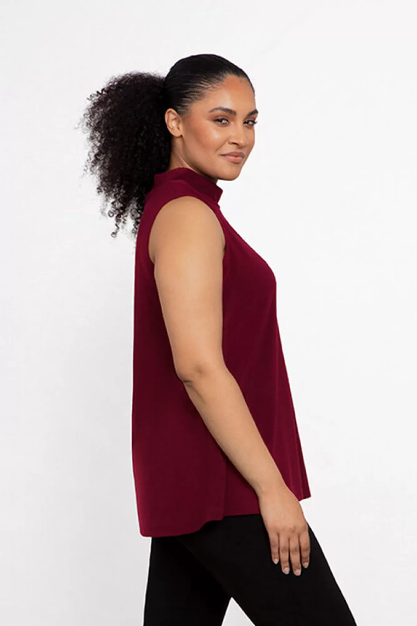 Sale Sympli Mock Neck Tank