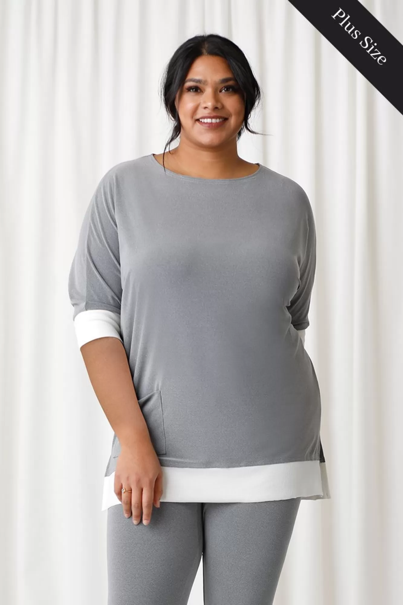 Hot Sympli Motion Pocket Boxy Tunic Plus