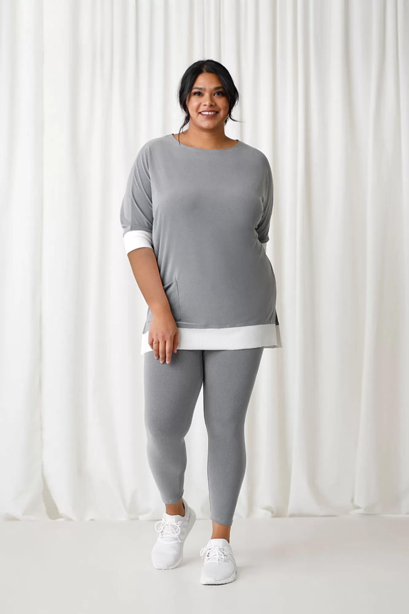 Hot Sympli Motion Pocket Boxy Tunic Plus