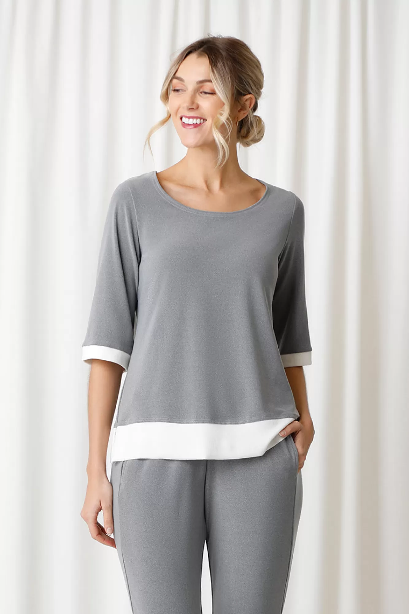 Sale Sympli Motion Trim Top