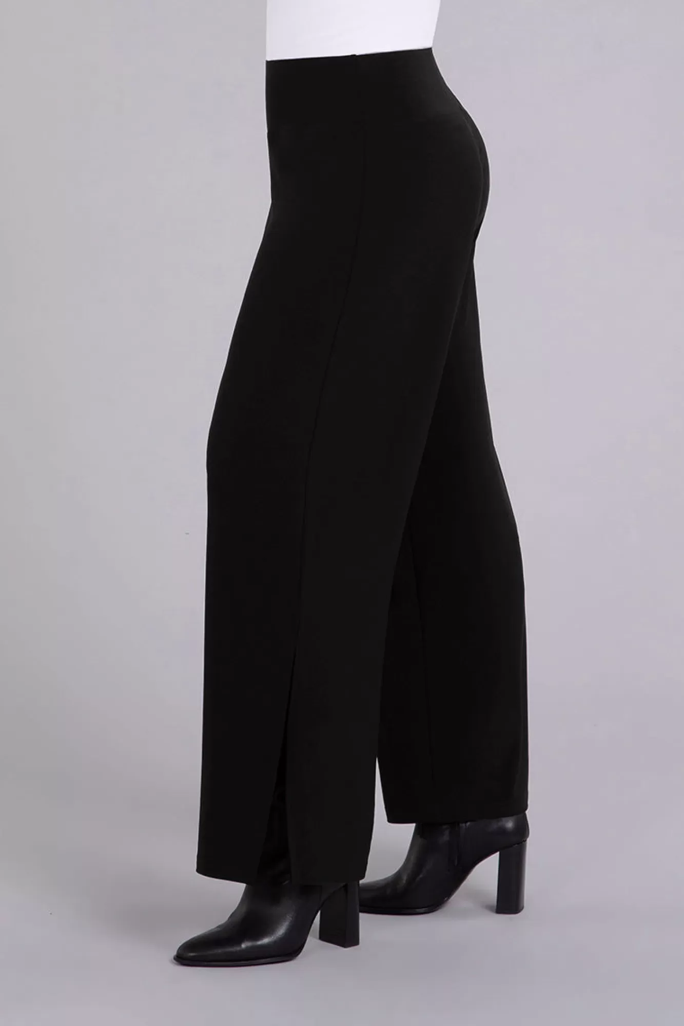 Fashion Sympli Side Slit Wide Pant