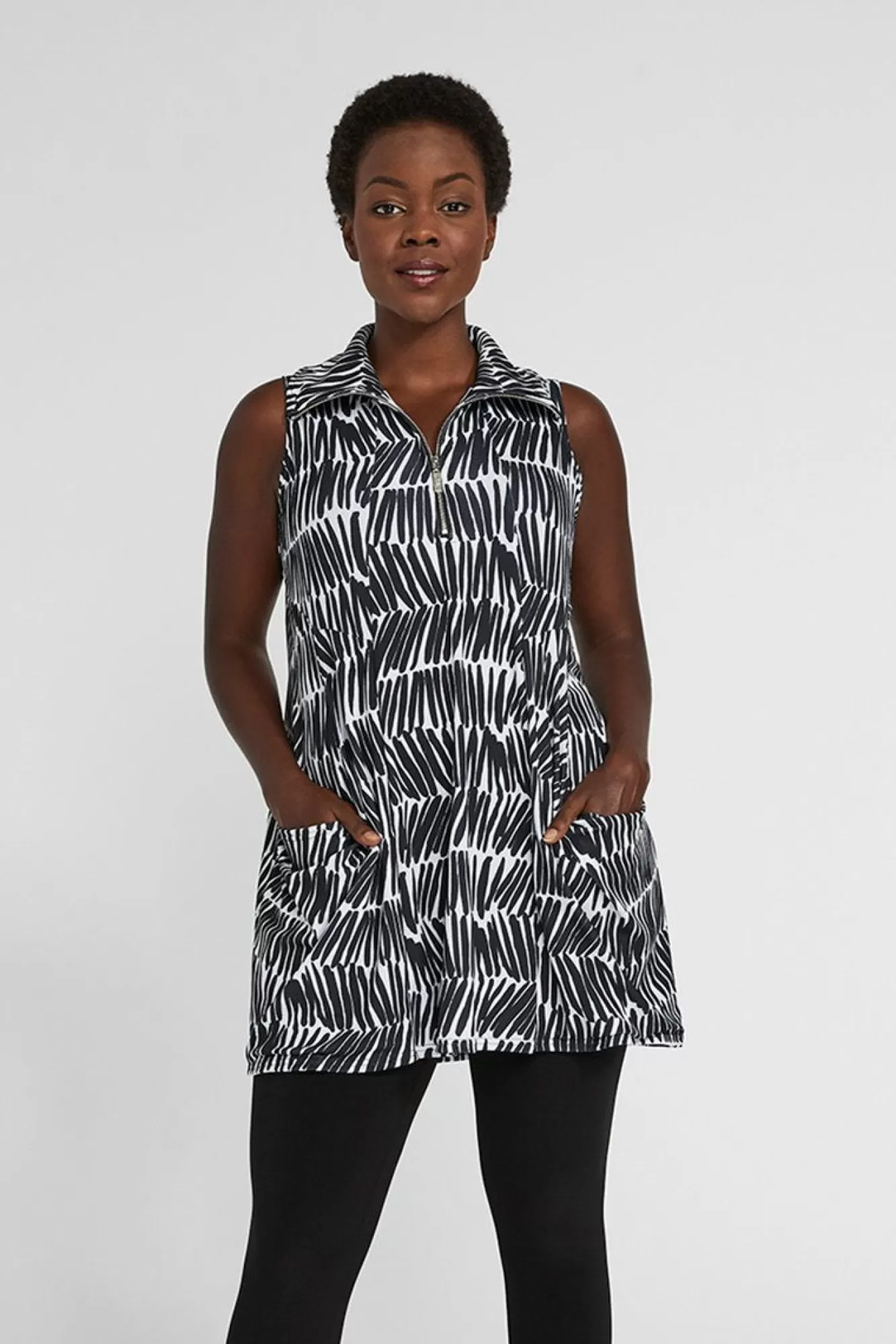 Hot Sympli Sleeveless Double Take Tunic