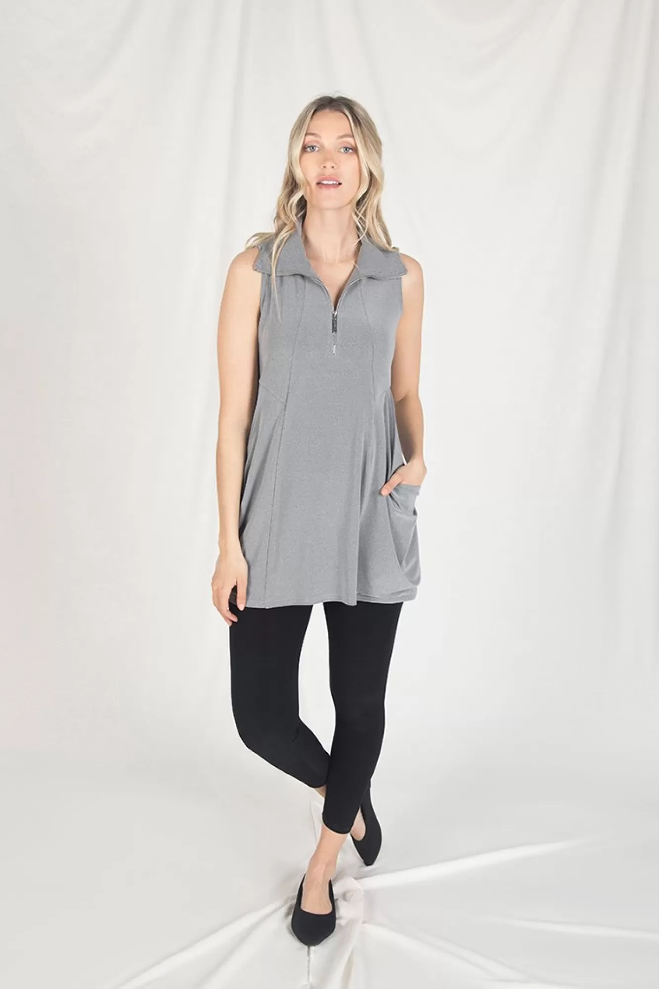 Shop Sympli Sleeveless Double Take Tunic