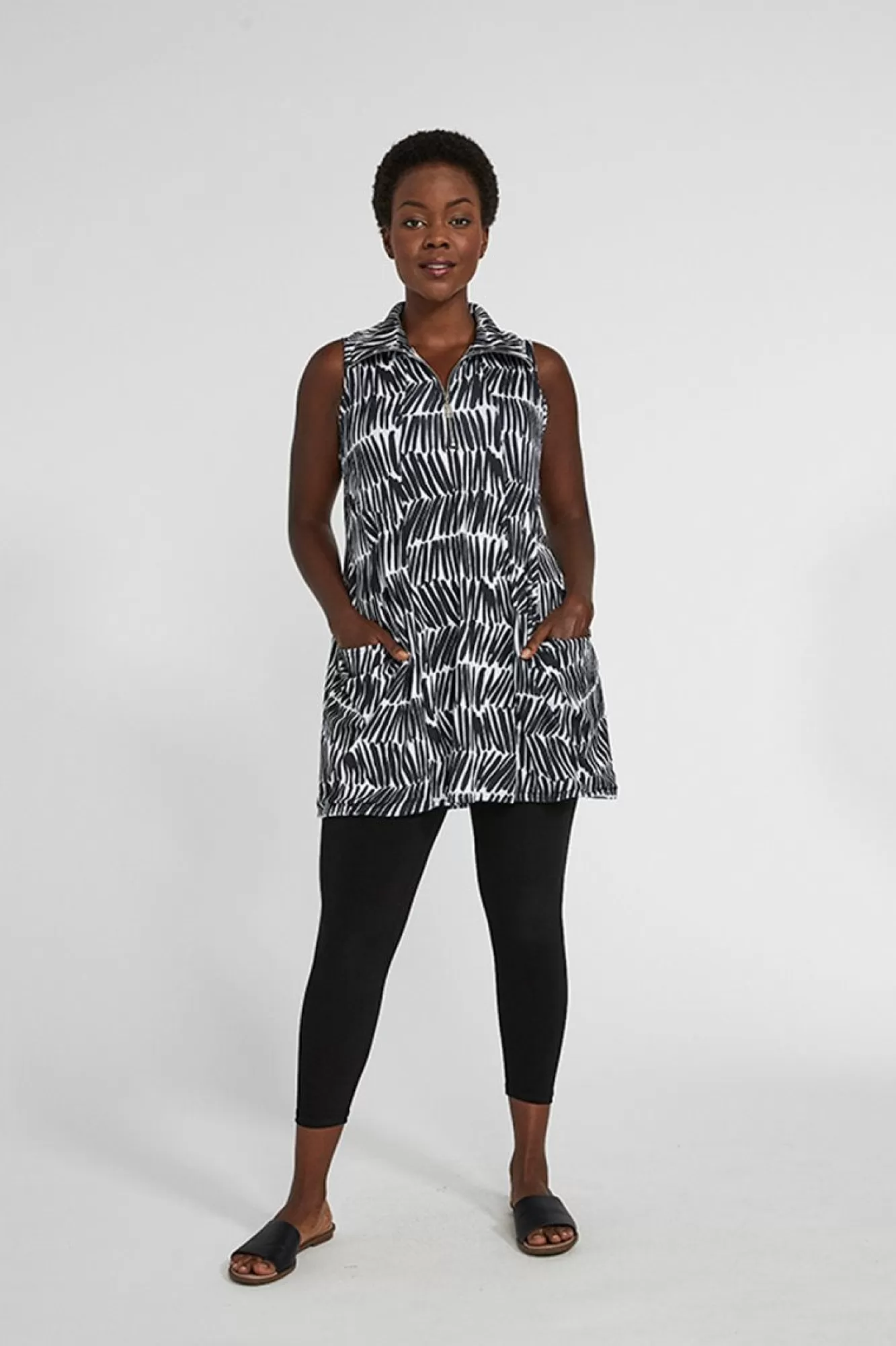 Hot Sympli Sleeveless Double Take Tunic