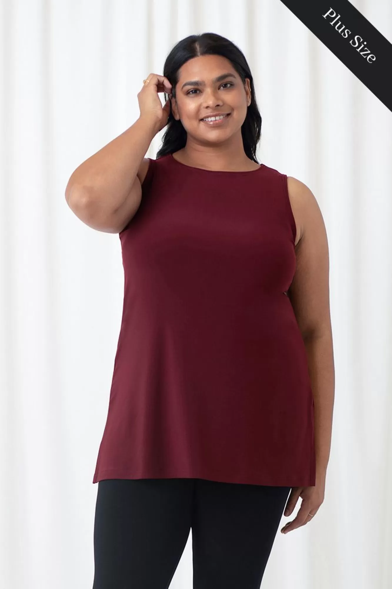 Shop Sympli Sleeveless Nu Ideal Tunic Plus