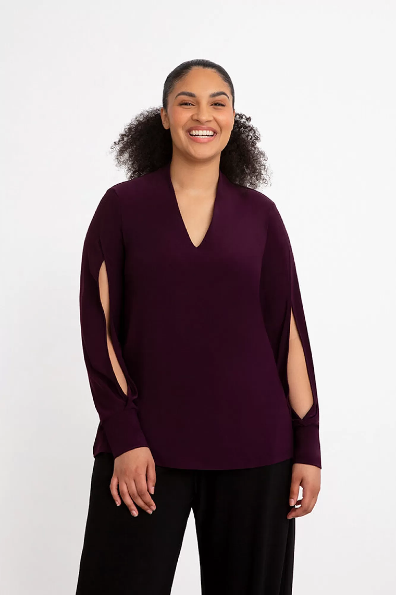 Cheap Sympli Split Sleeve V-Neck Top