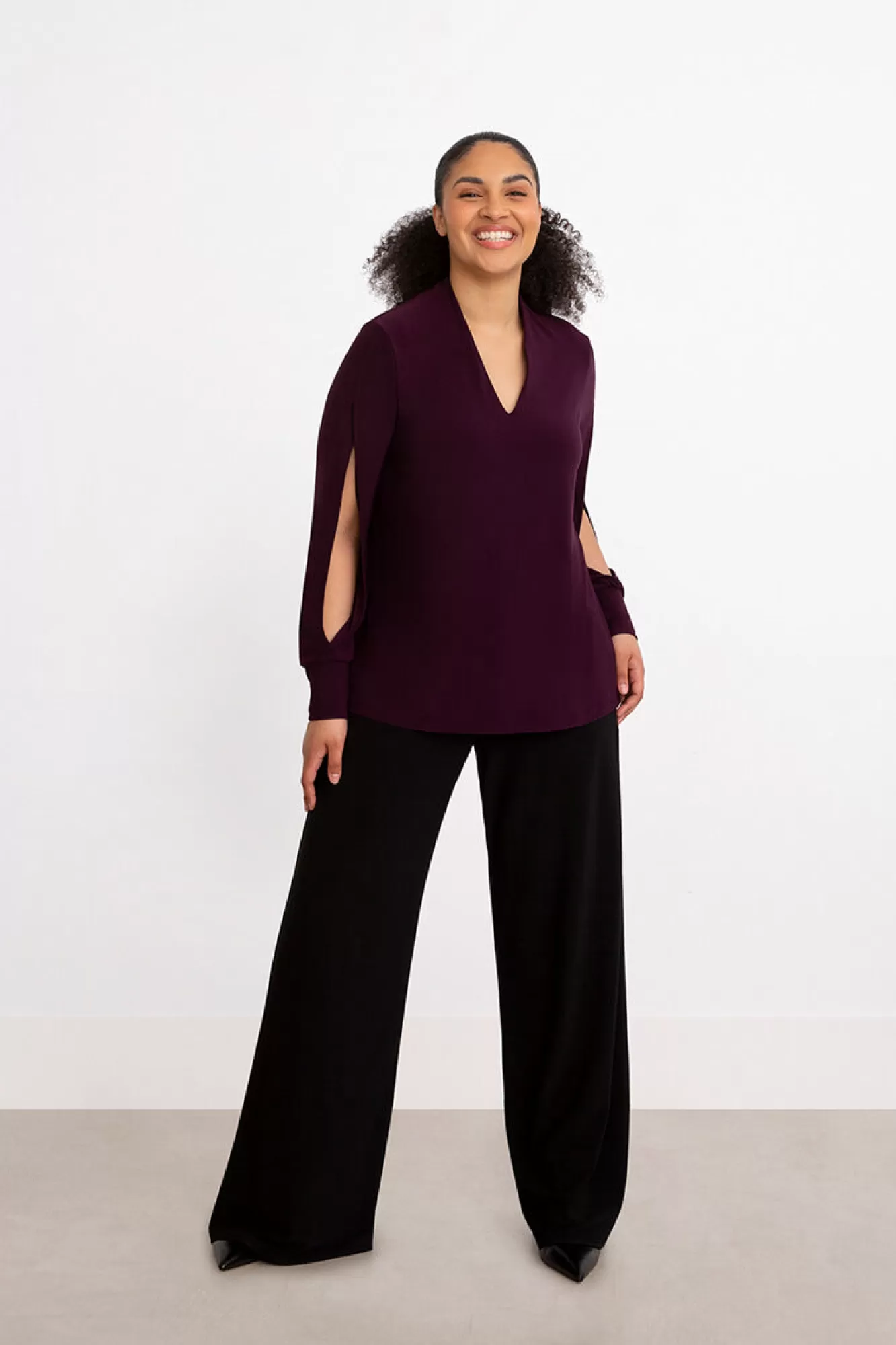 Cheap Sympli Split Sleeve V-Neck Top