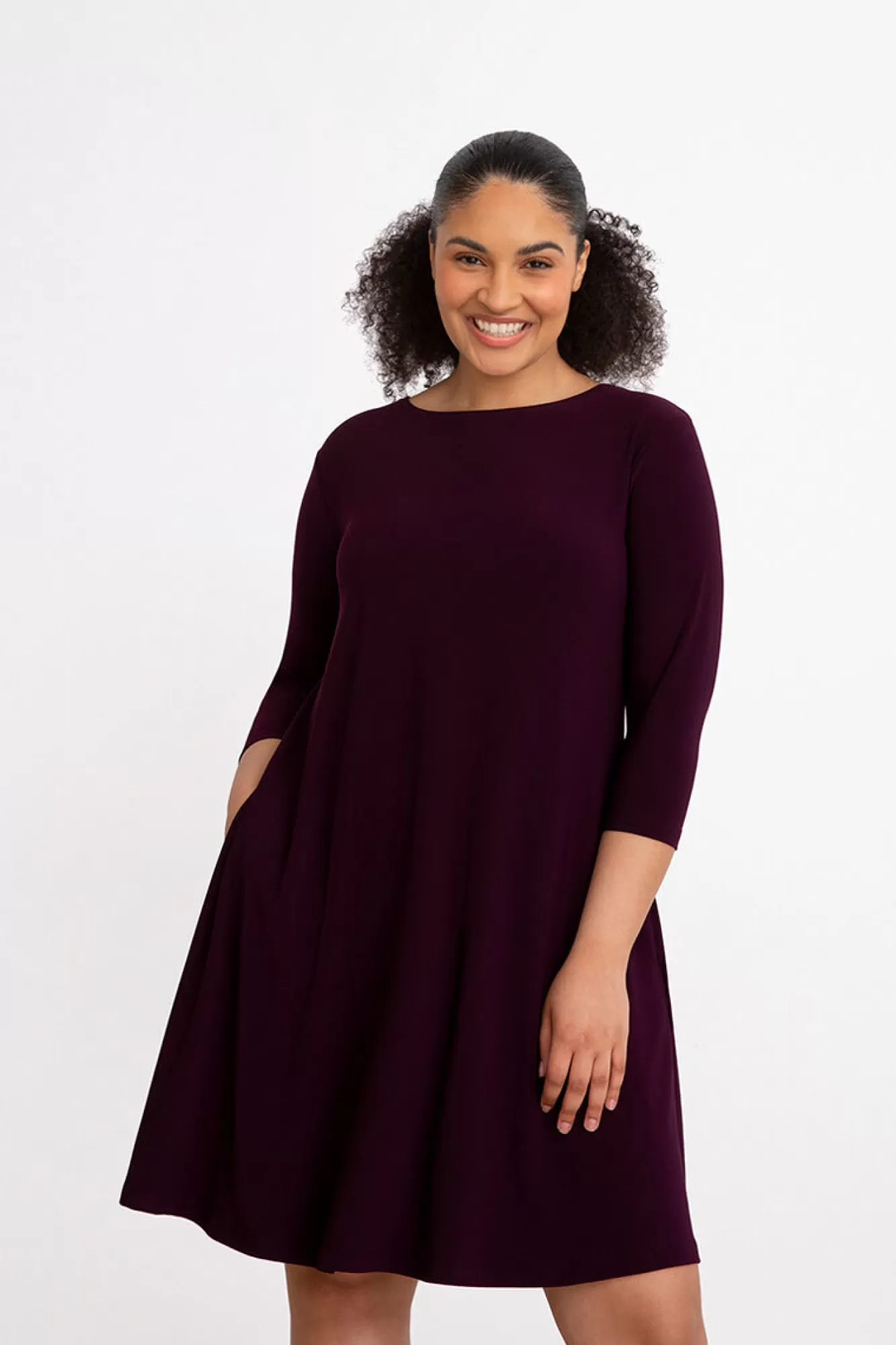 Best Sale Sympli Trapeze Dress 3/4 Sleeve