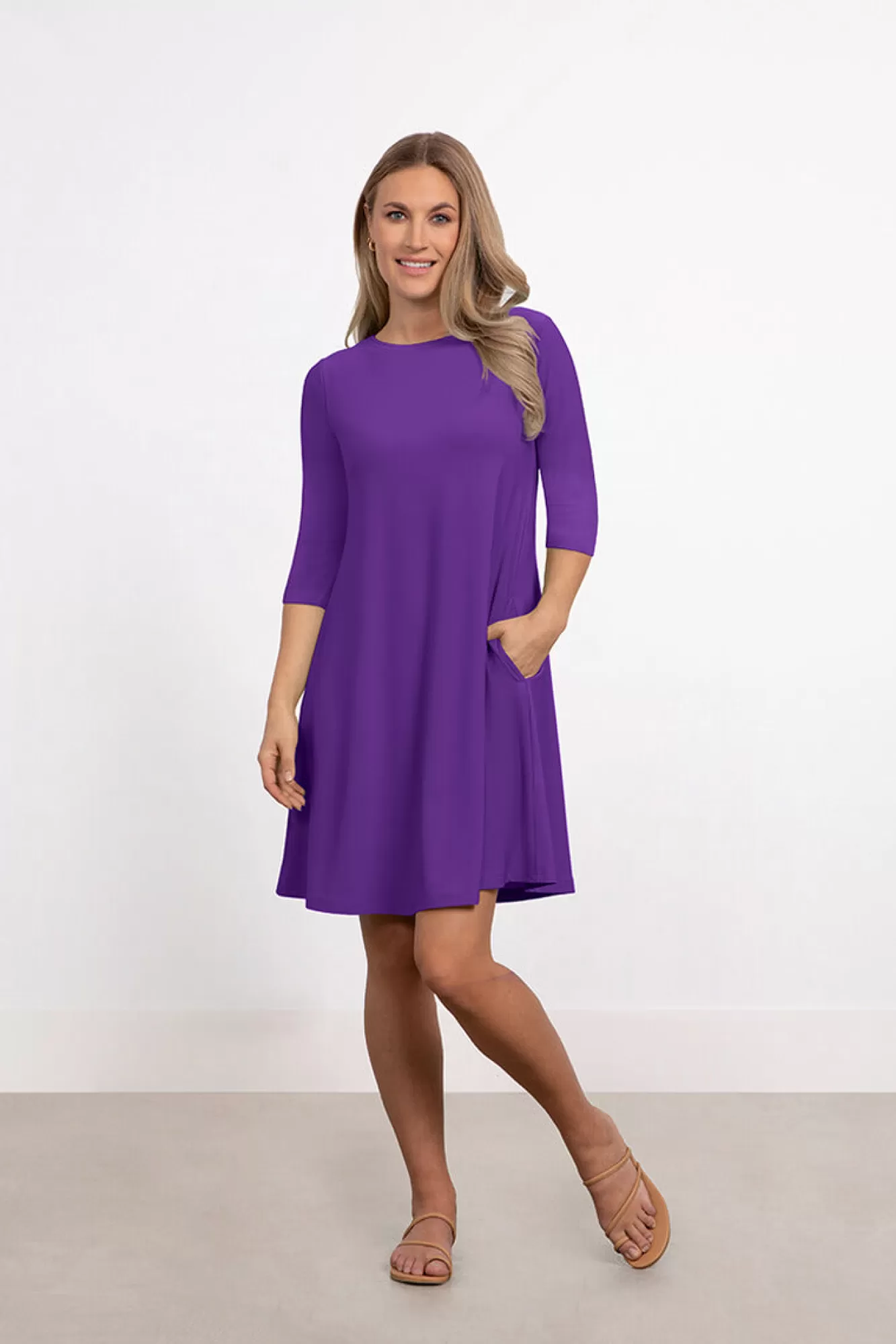 Flash Sale Sympli Trapeze Dress 3/4 Sleeve