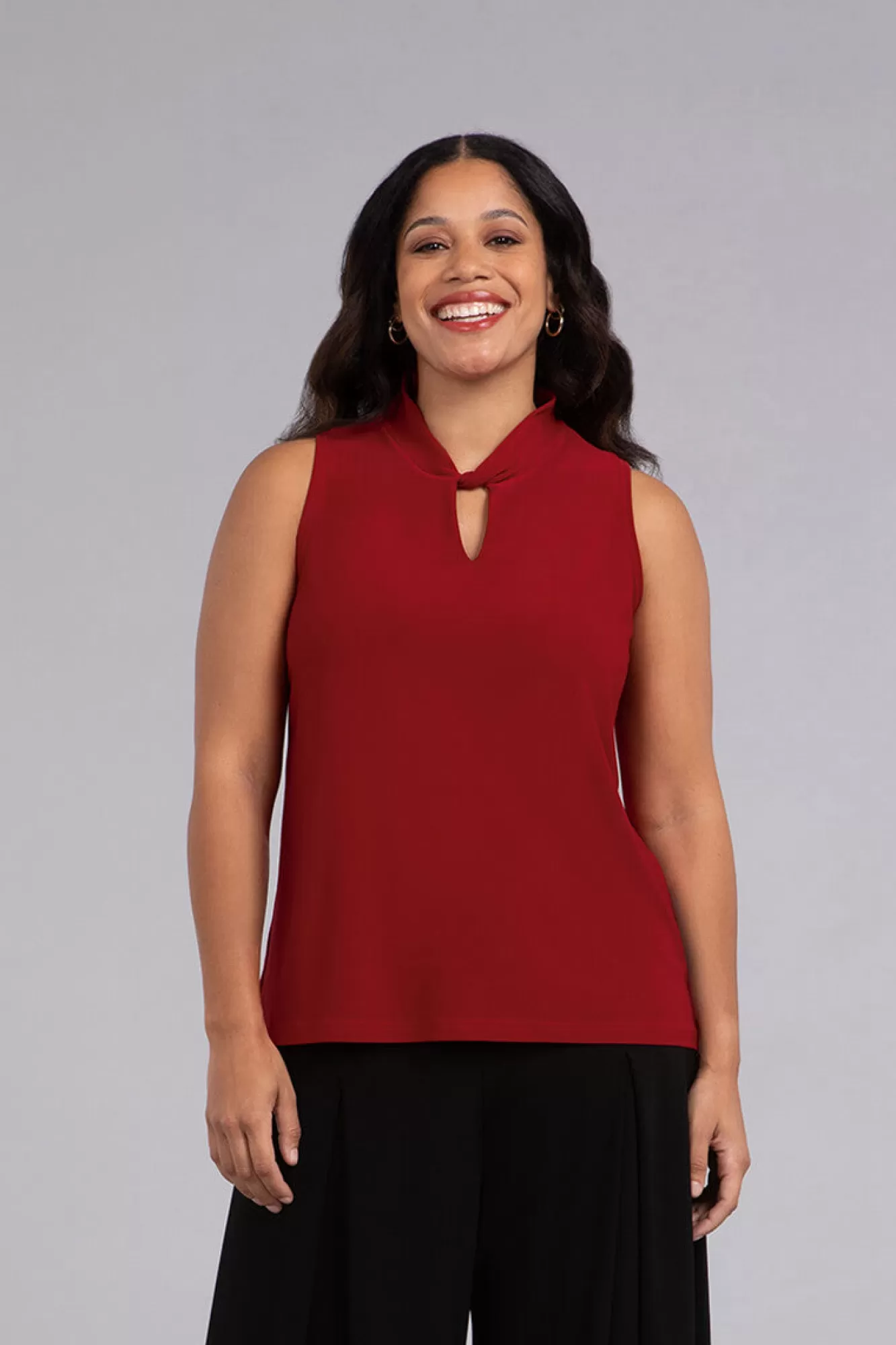 Best Sympli Twist Collar Tank