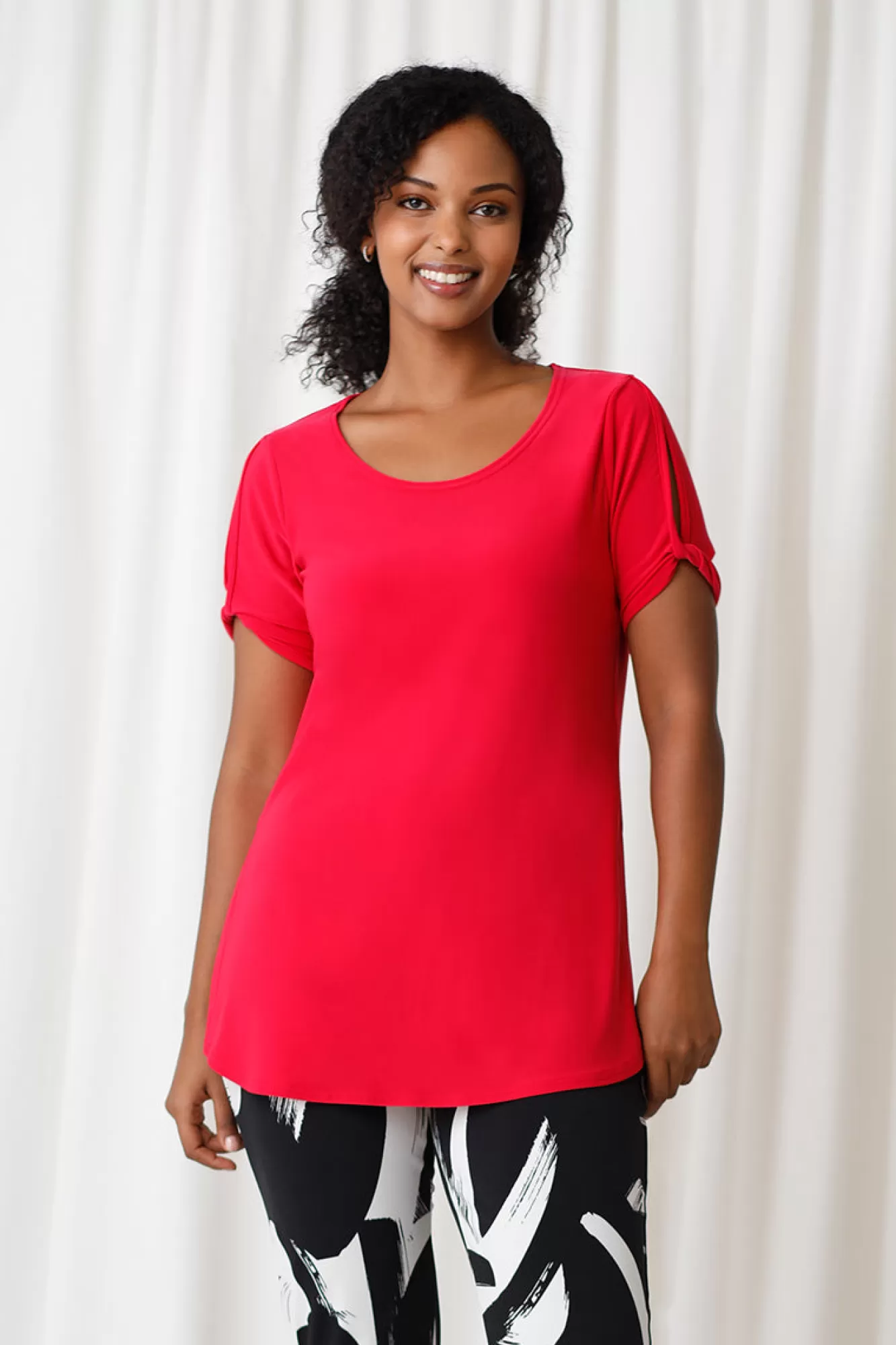 Flash Sale Sympli Twist Sleeve Tunic