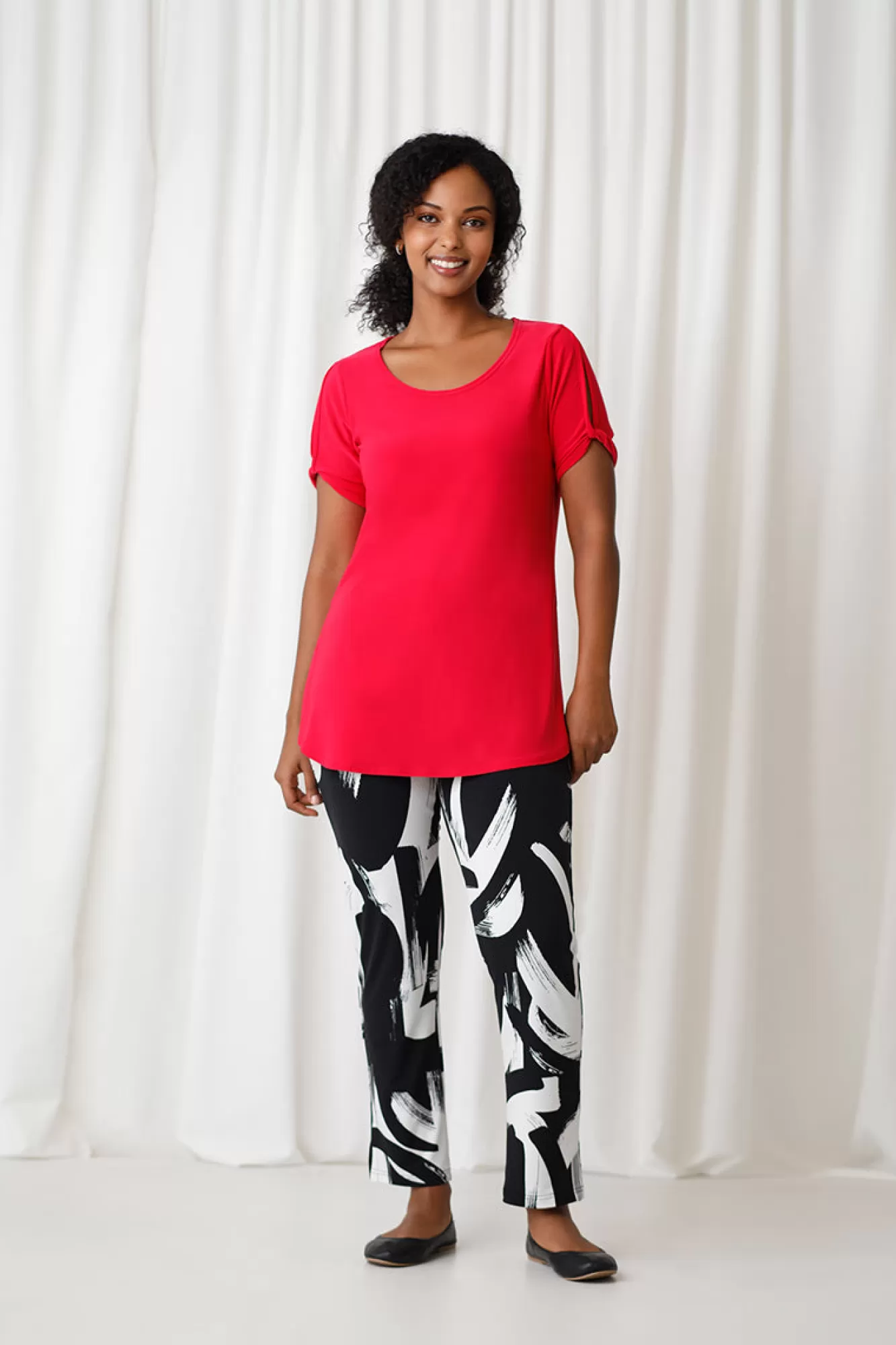 Flash Sale Sympli Twist Sleeve Tunic