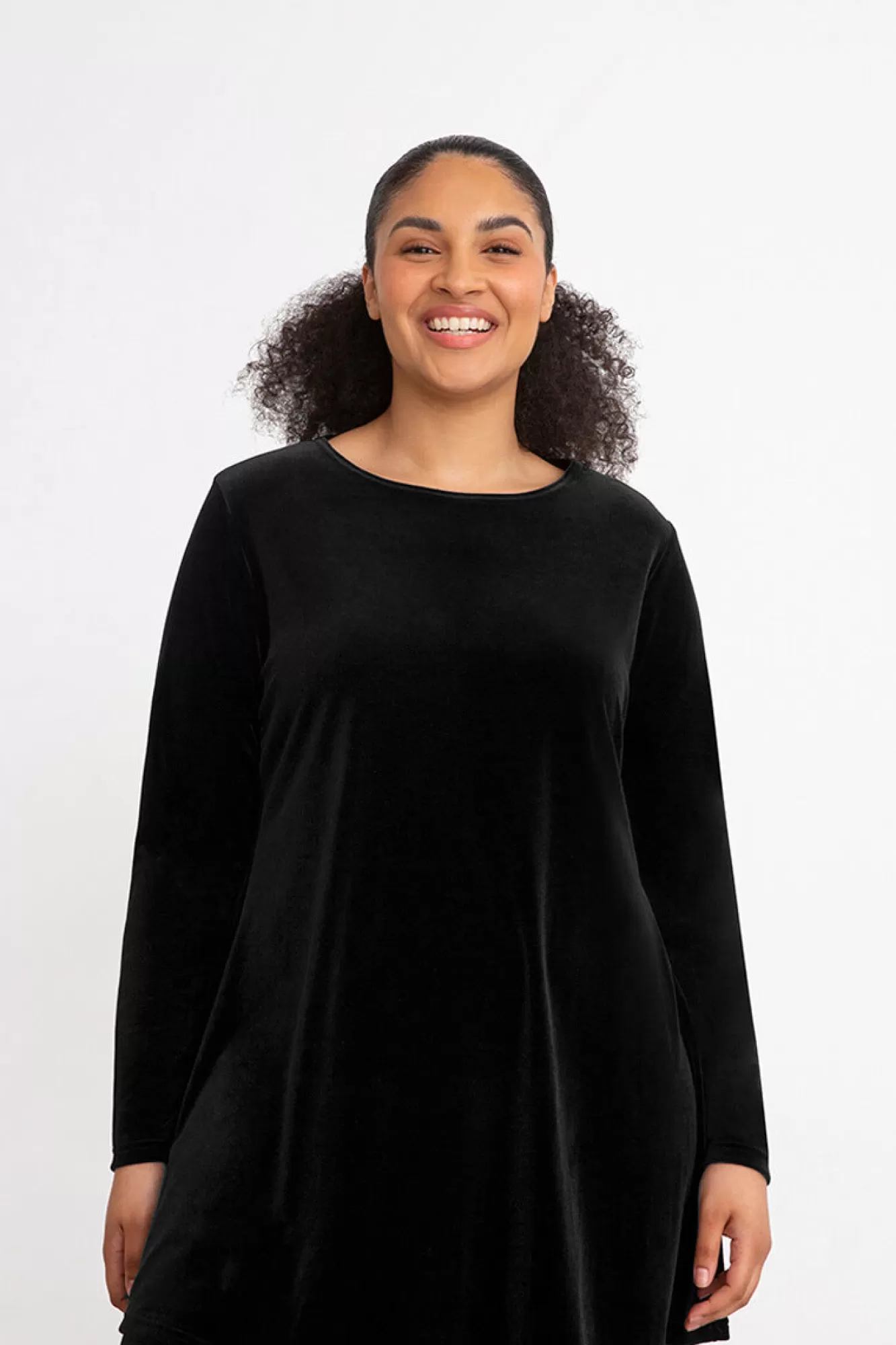 Best Sale Sympli Velvet Nu Trapeze Tunic