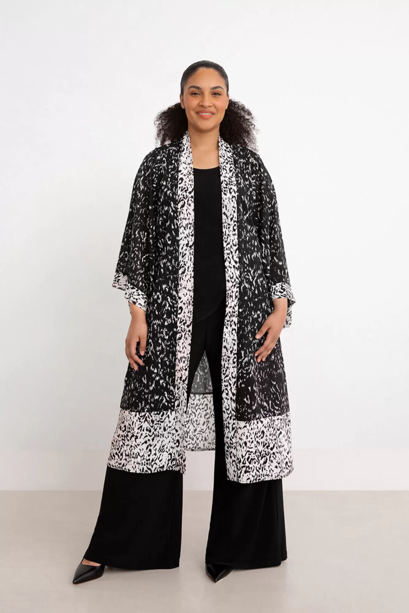 Cheap Sympli Whisper 2-Tone Kimono