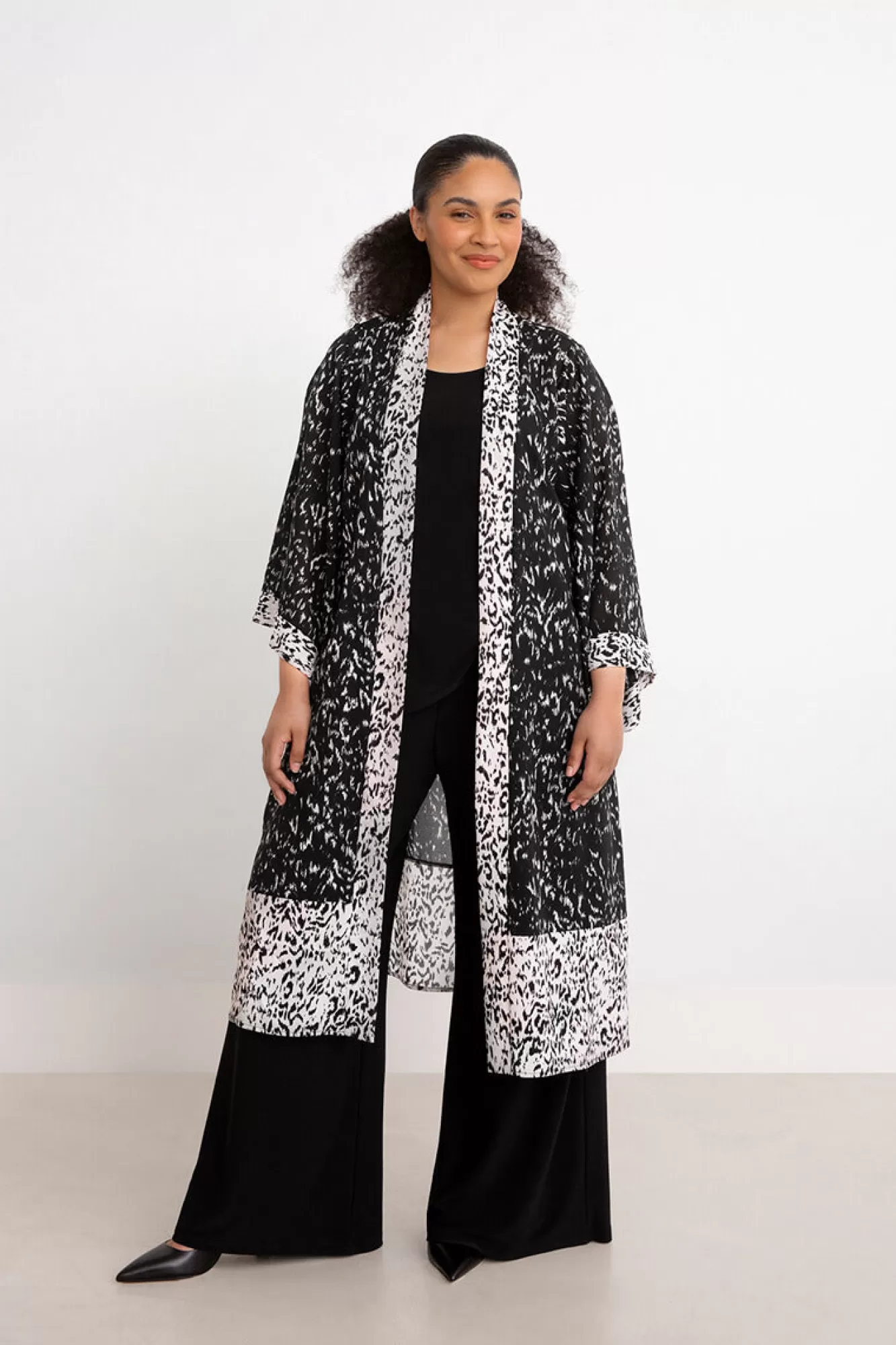 Cheap Sympli Whisper 2-Tone Kimono